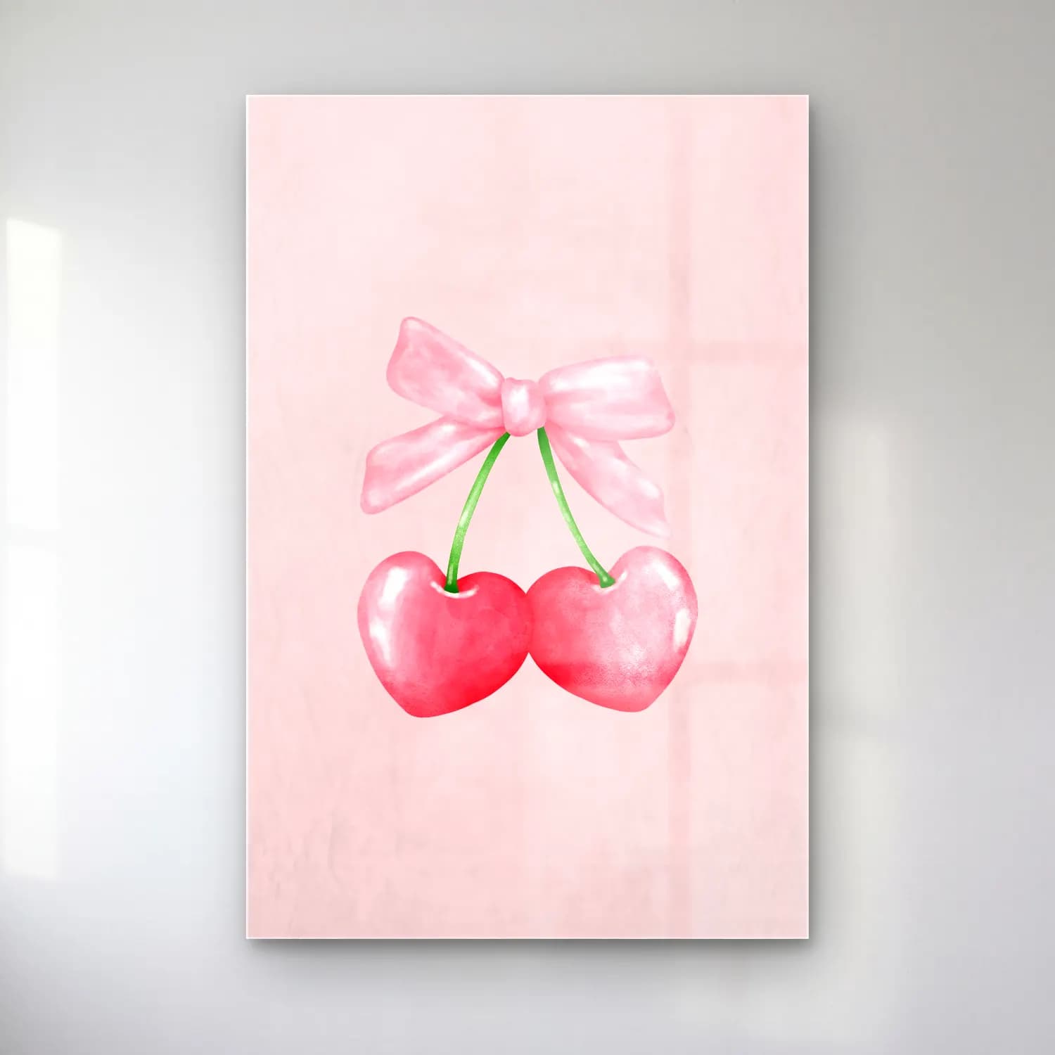 Pastel Kirazlar No. 8 cam tablo — Pastel Kirazlar No. 8 — pastel kirazlar