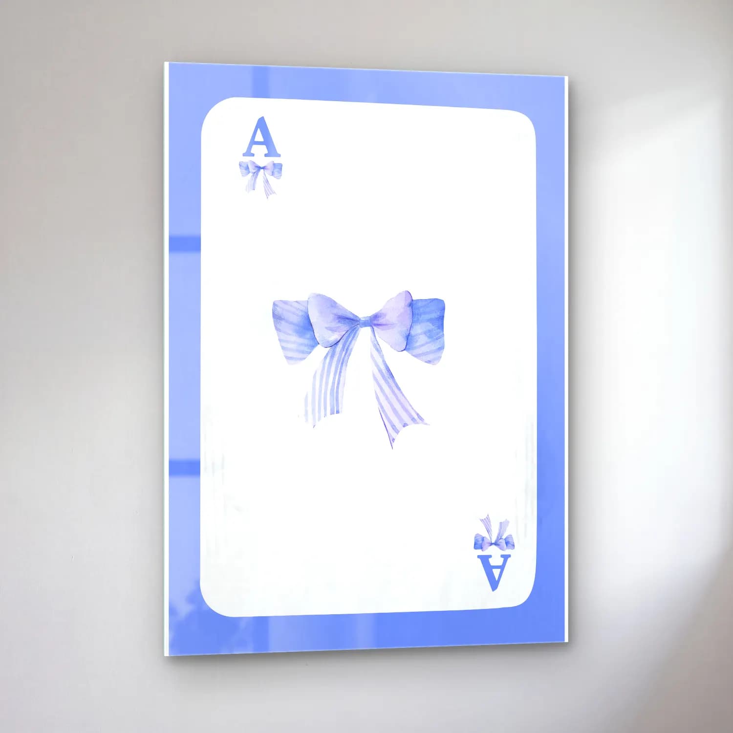 Pastel Fiyonk No. 69 cam tablo — sol açıdan görünüm