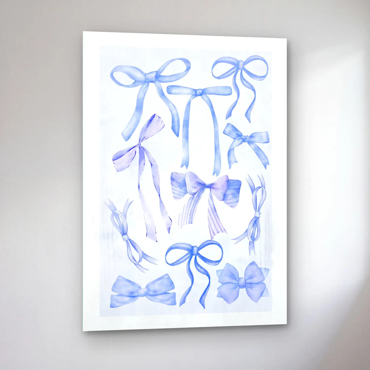 Pastel Fiyonk No. 70 cam tablo — sol açıdan görünüm