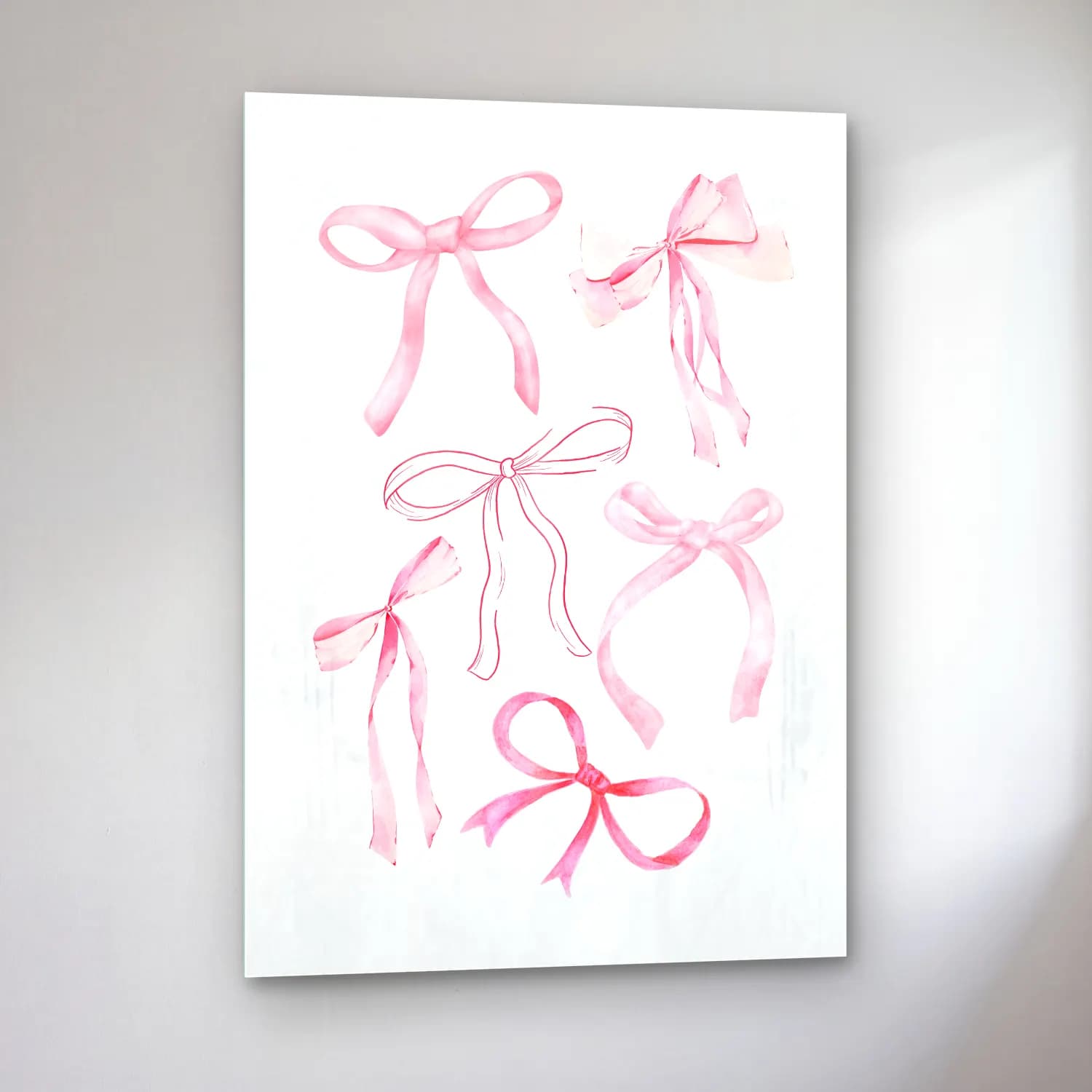 Pastel Fiyonk No. 71 cam tablo — sol açıdan görünüm