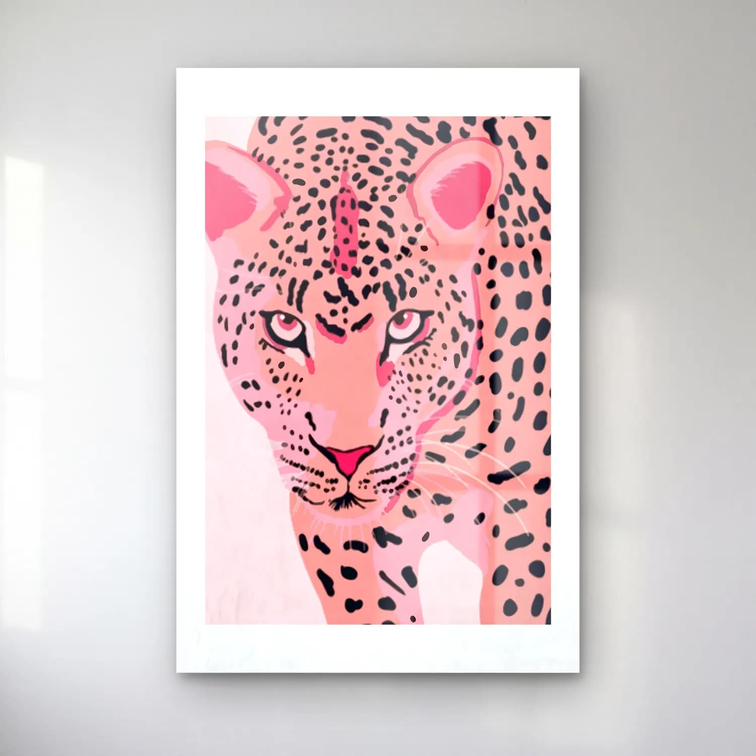 Pastel Leopar No. 6 cam tablo — Pastel Leopar No. 6 — pastel leopar
