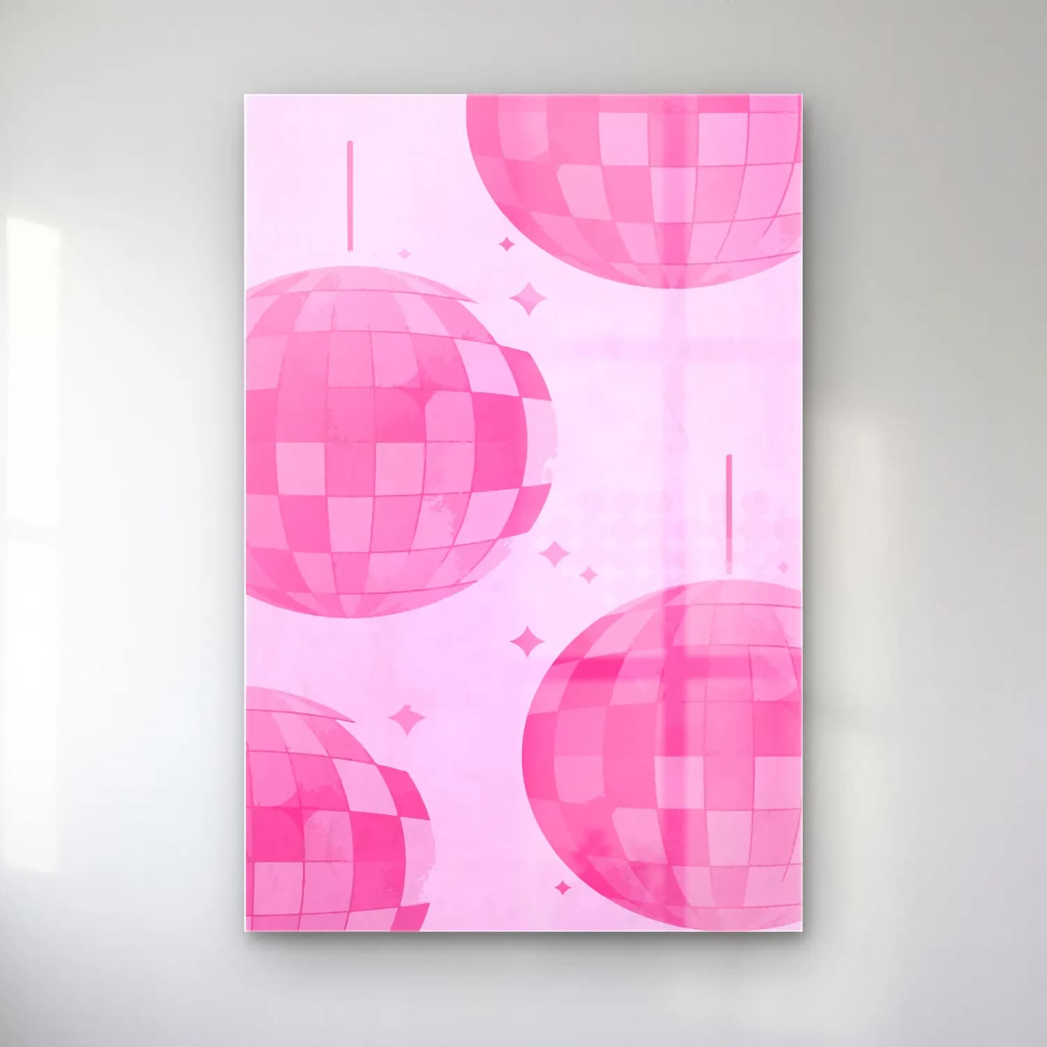 Pastel Yılbaşı Süsleri No. 9 cam tablo — Pastel Yılbaşı Süsleri No. 9 — pastel yılbaşı süsleri