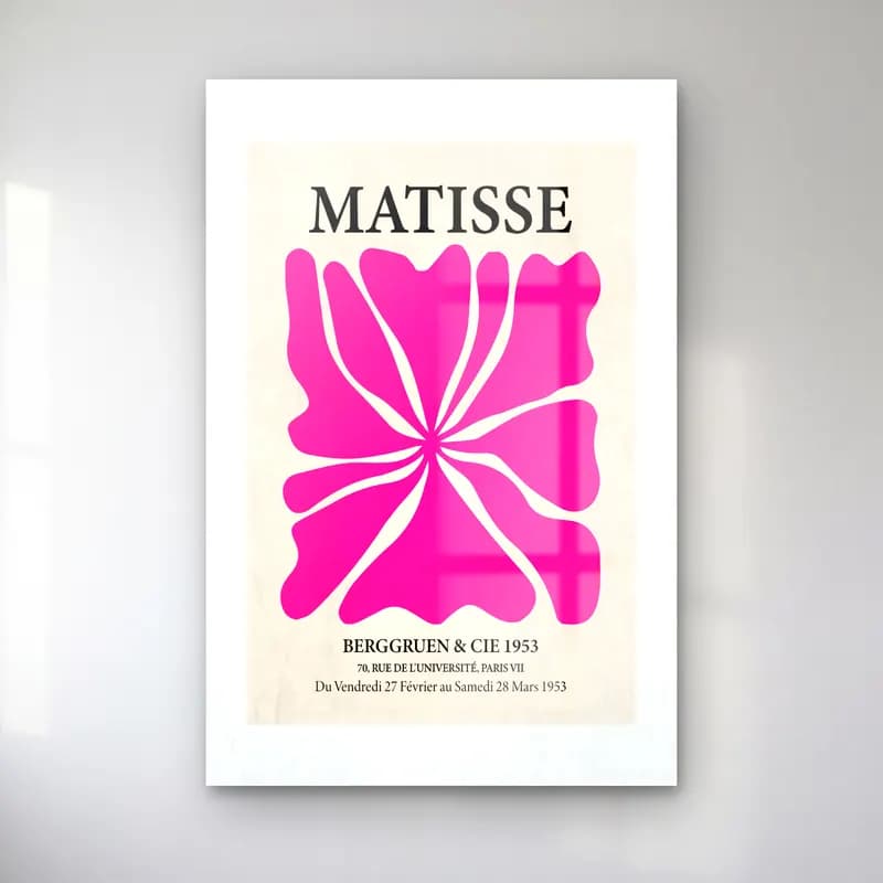 Vintage Poster Parfüm Şişesi – Pembe Tonlar cam tablo — Vintage Poster Parfüm Şişesi – Pembe Tonlar — vintage poster parfüm şişesi