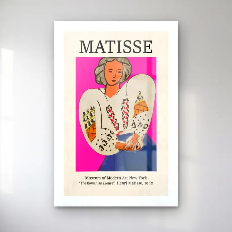 Vintage Poster Elbiseli Kadın – Pembe Tonlar cam tablo — Vintage Poster Elbiseli Kadın – Pembe Tonlar — vintage poster elbiseli kadın