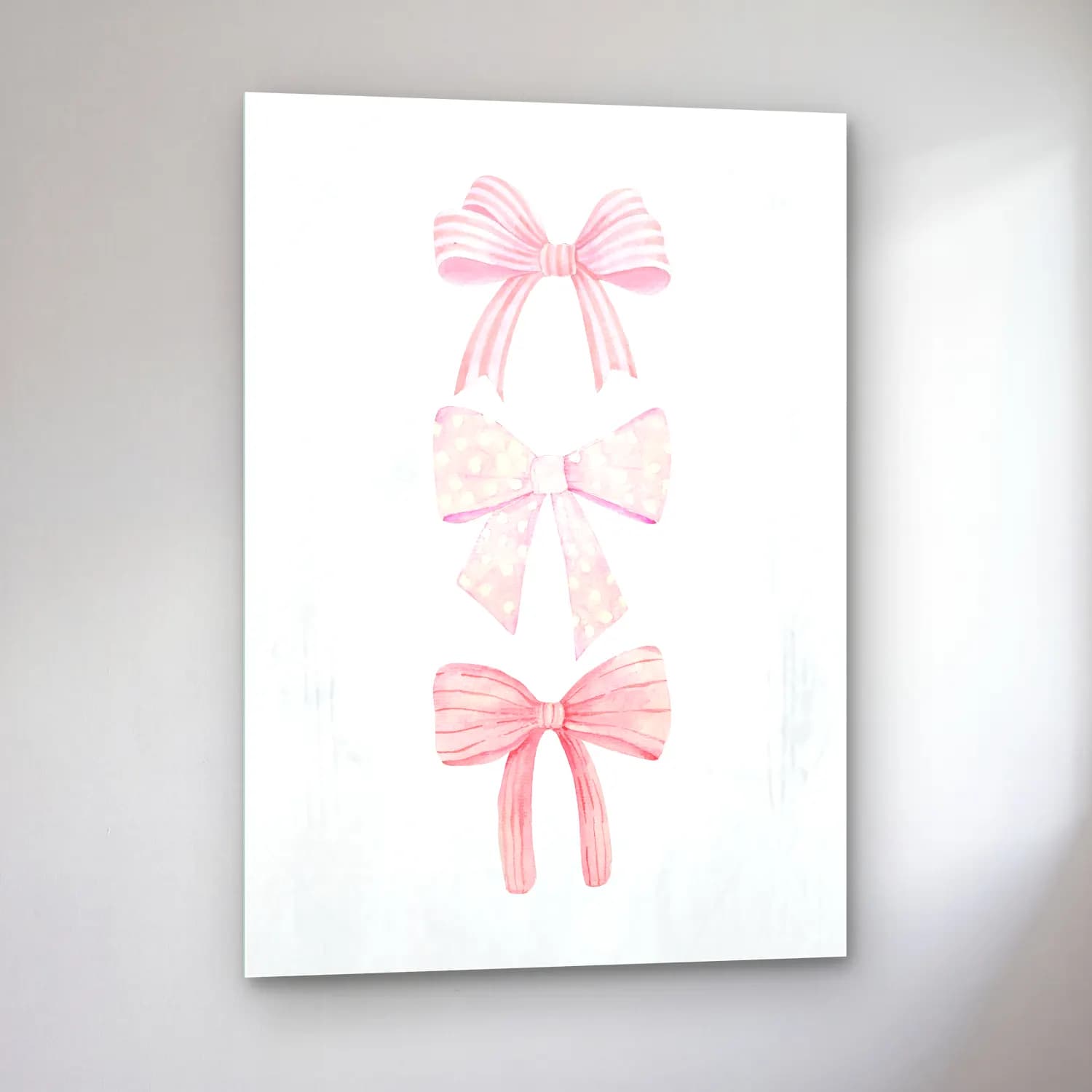 Pastel Fiyonk No. 81 cam tablo — sol açıdan görünüm