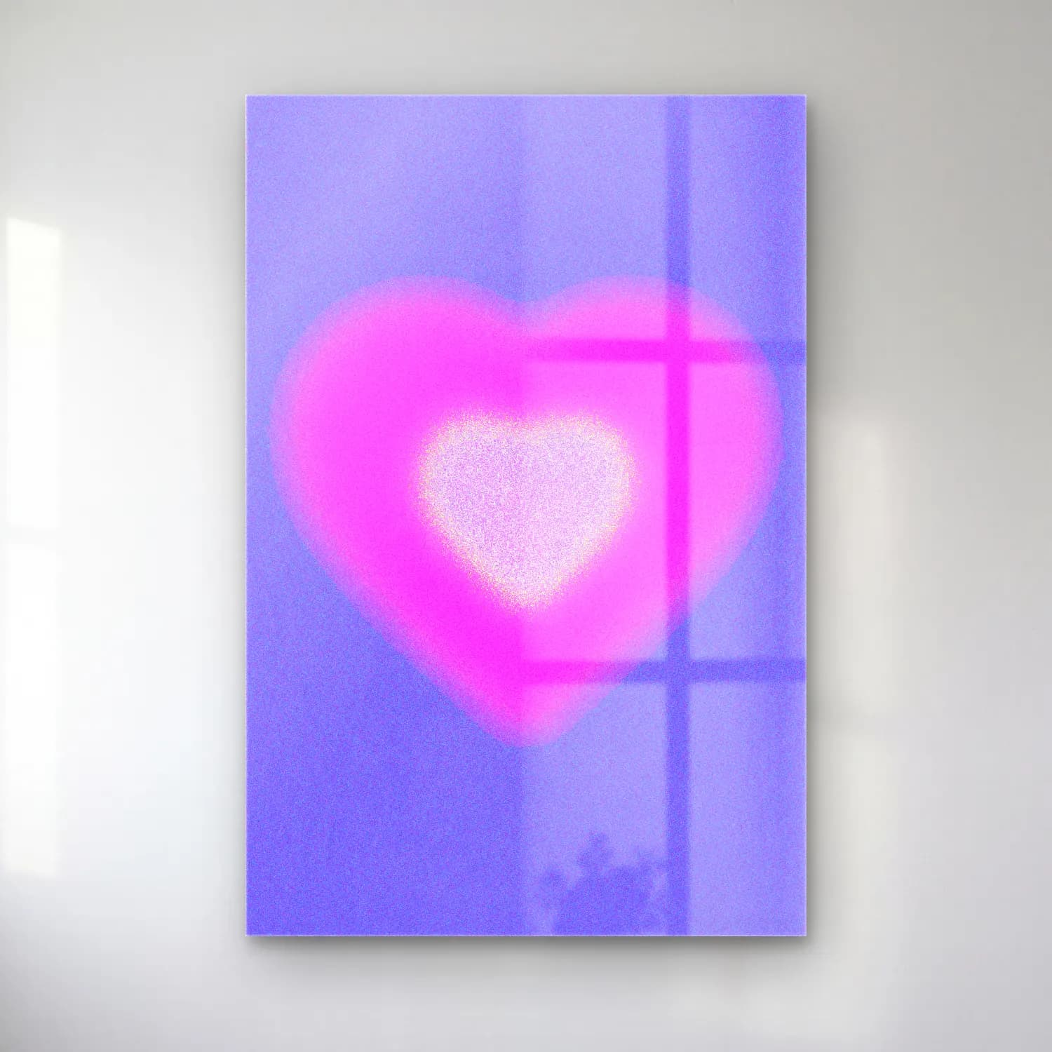 Pastel Renk Alanları No. 14 cam tablo — Pastel Renk Alanları No. 14 — pastel renk alanları