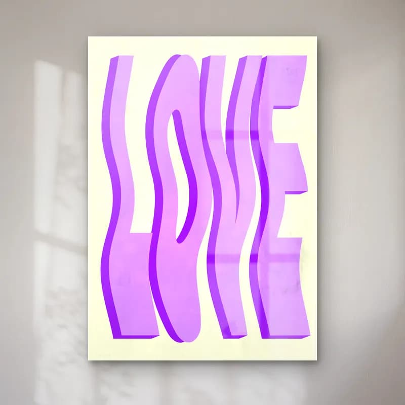 Pastel Yazılı Tasarım No. 61 cam tablo — Pastel Yazılı Tasarım No. 61 — pastel yazılı tasarım