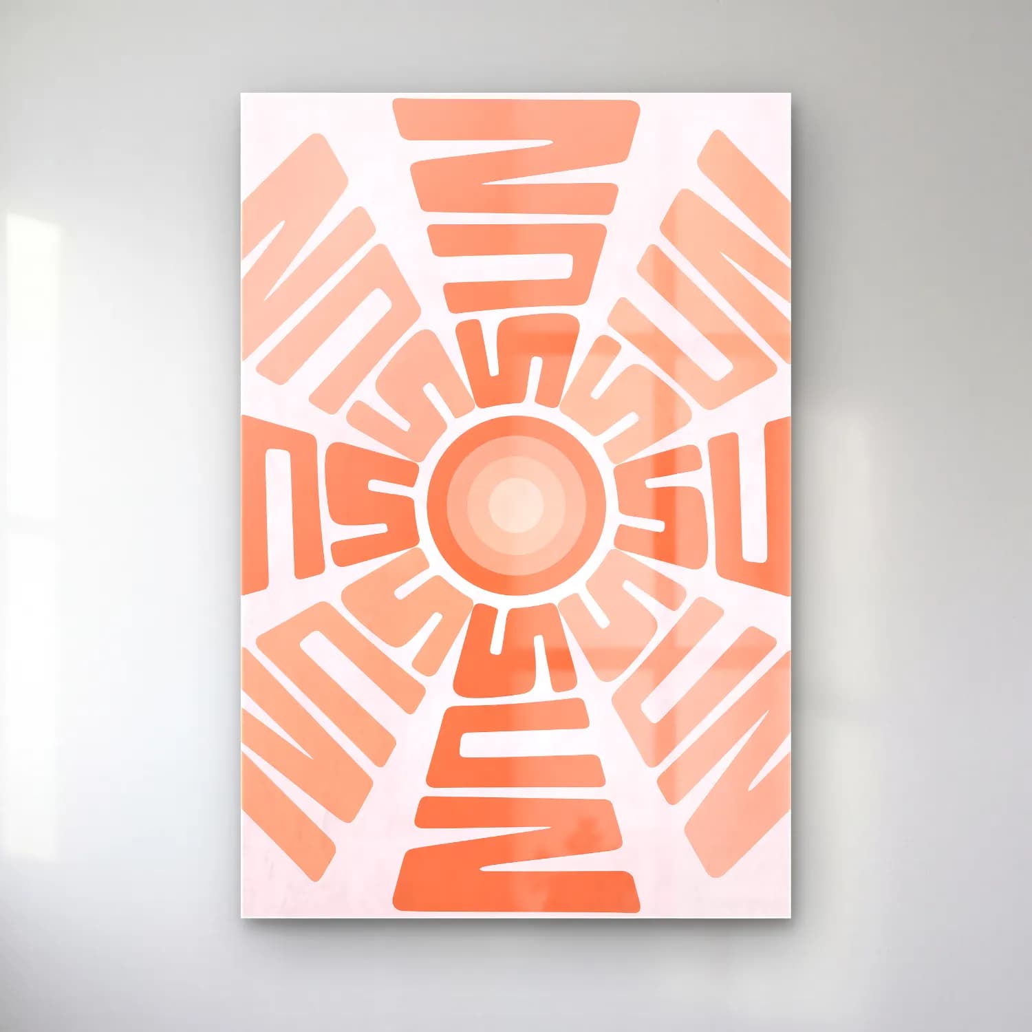 Boho Geometrik Daireler No. 26 cam tablo — Boho Geometrik Daireler No. 26 — boho geometrik daireler