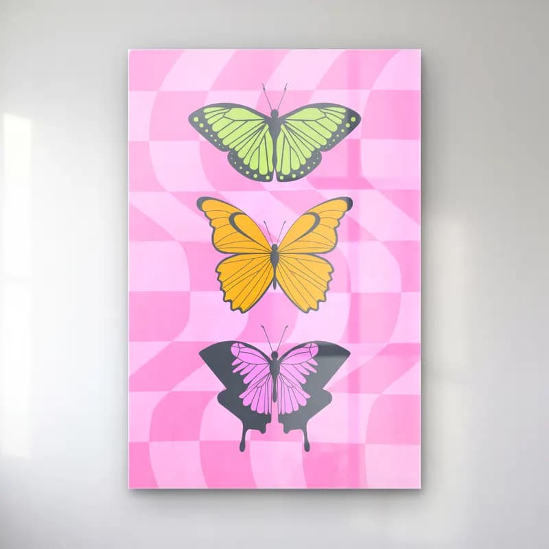 Pastel Kelebek No. 20 cam tablo — Pastel Kelebek No. 20 — pastel kelebek