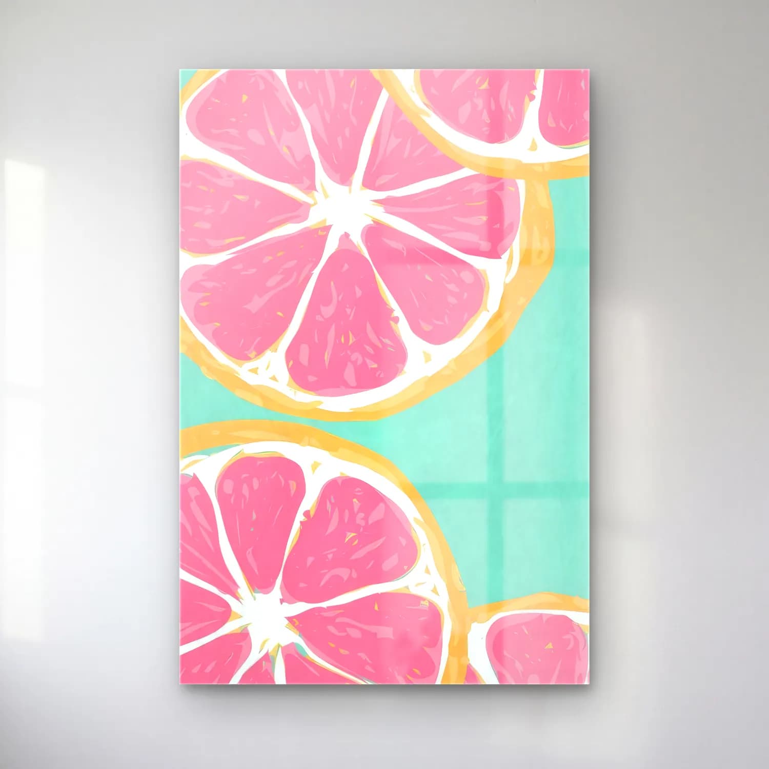 Pastel Portakallar – Pembe Tonlar cam tablo — Pastel Portakallar – Pembe Tonlar — pastel portakallar
