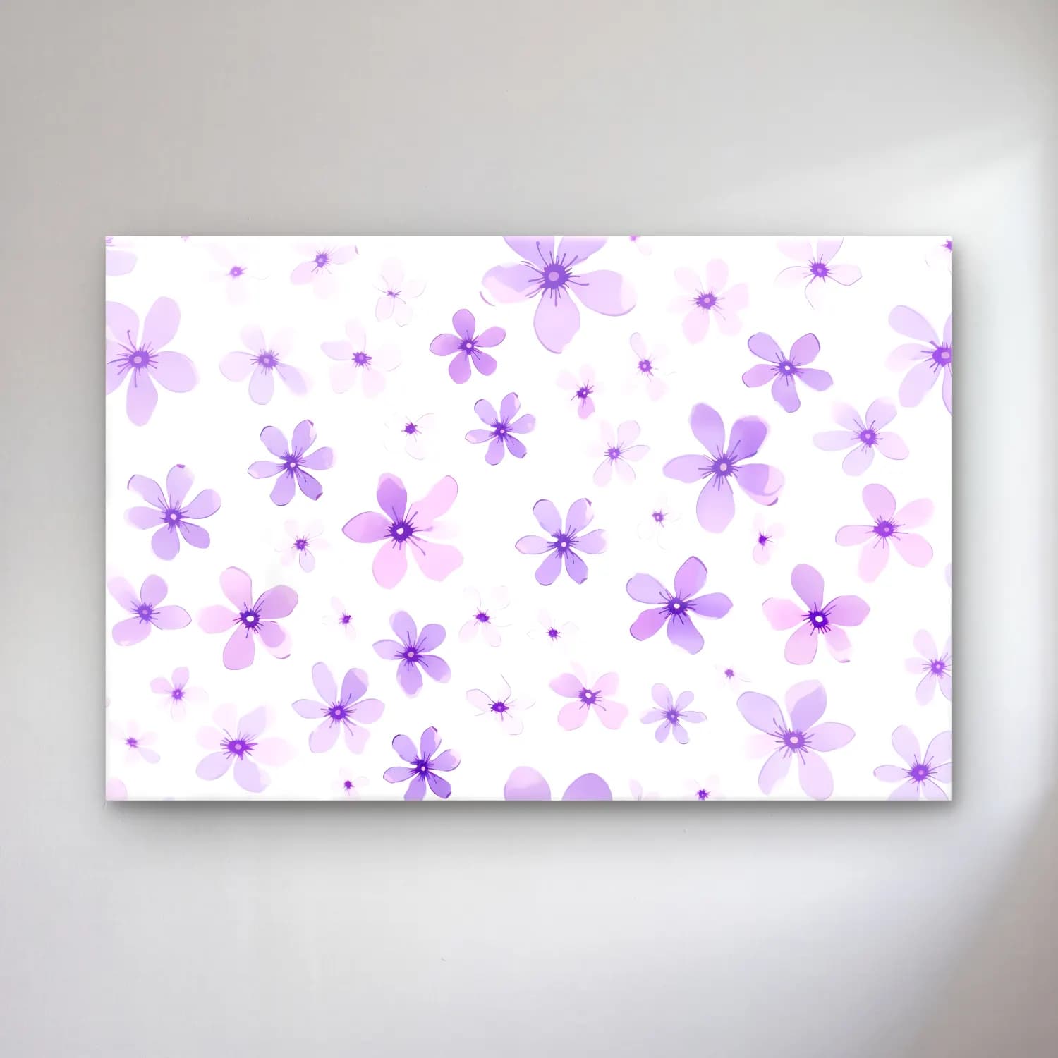 Pastel Çiçek Deseni No. 69 cam tablo — Pastel Çiçek Deseni No. 69 — pastel çiçek deseni