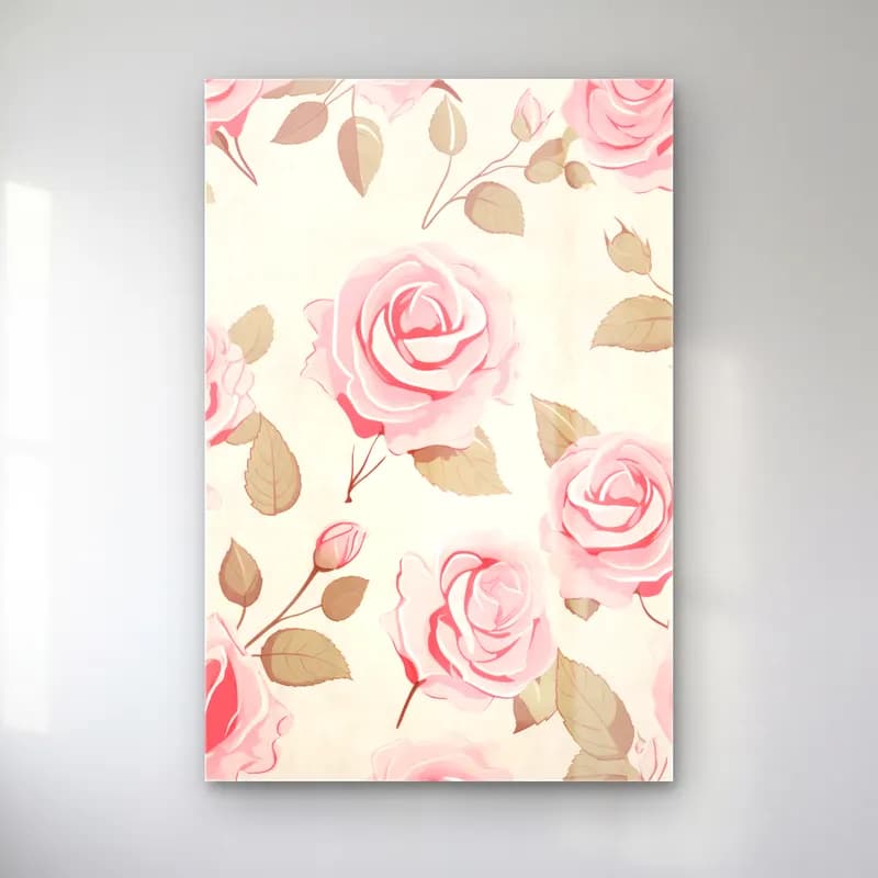 Pastel Güller No. 8 cam tablo — Pastel Güller No. 8 — pastel güller