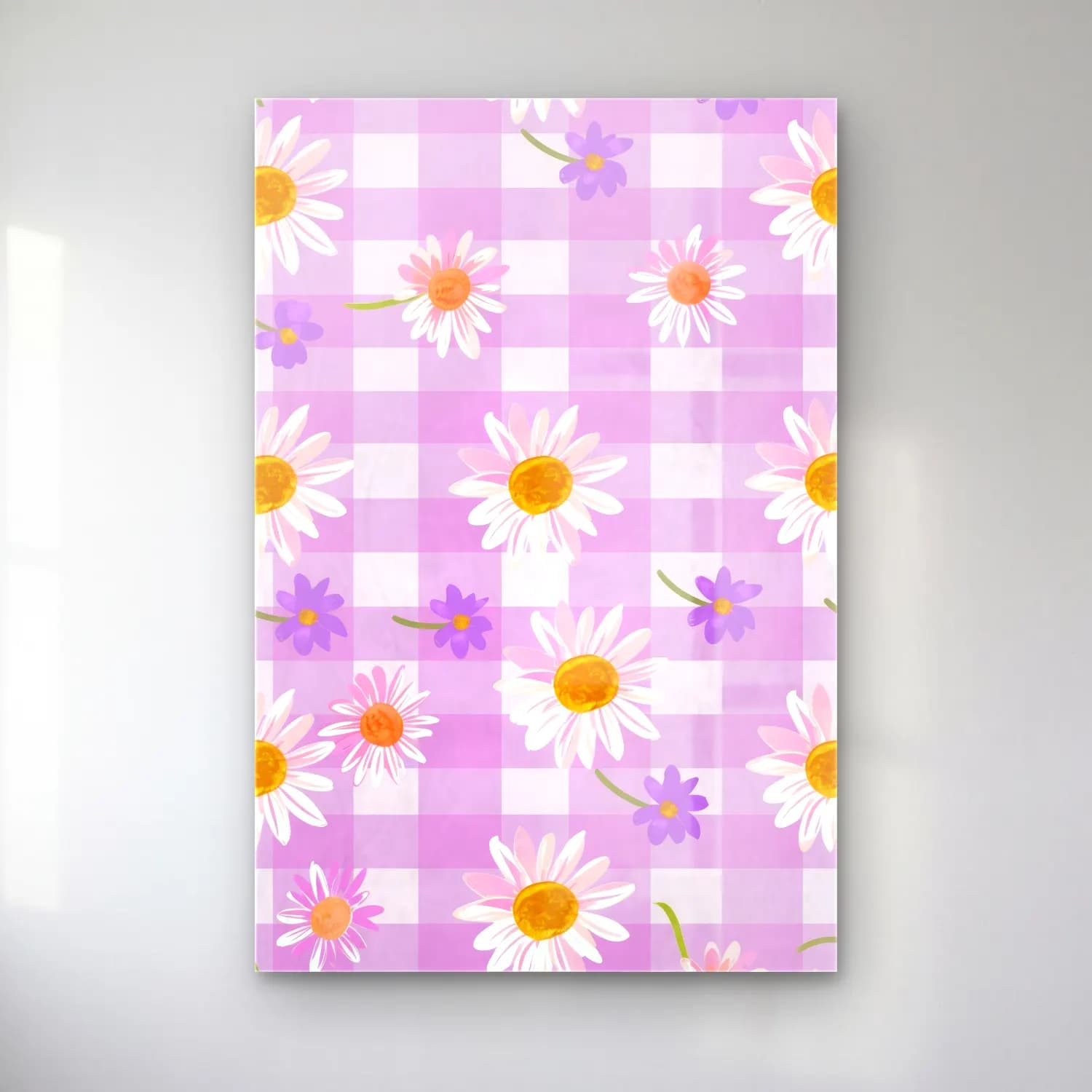 Pastel Papatyalar No. 20 cam tablo — Pastel Papatyalar No. 20 — pastel papatyalar