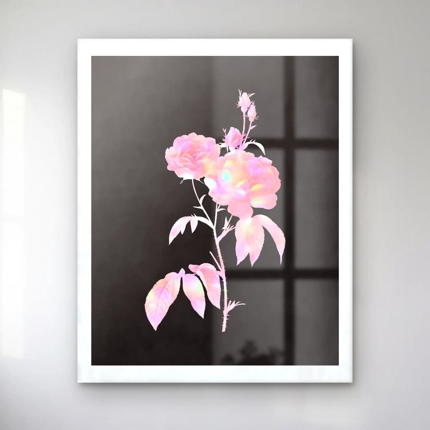 Pastel Güller No. 14 cam tablo — Pastel Güller No. 14 — pastel güller