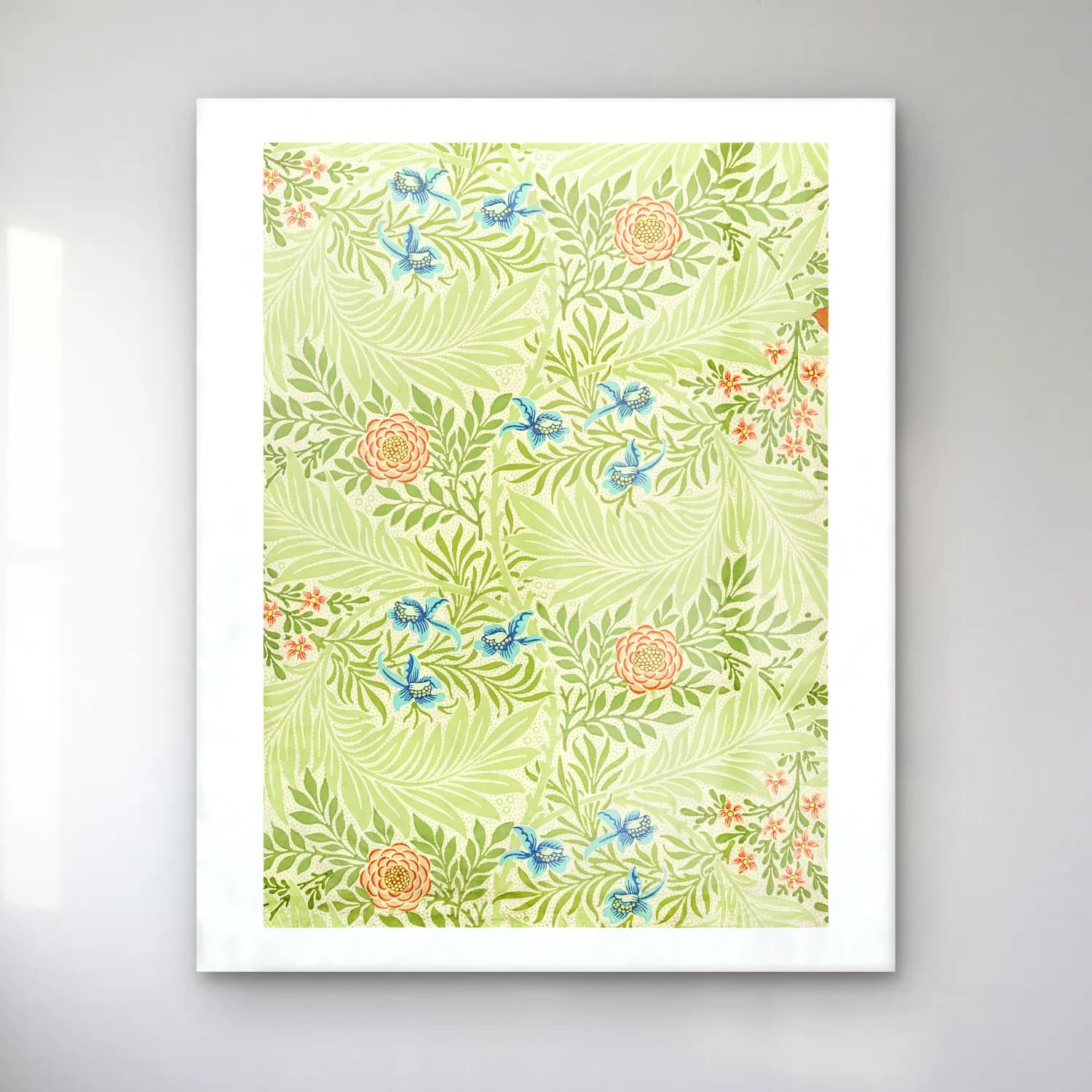 Pastel Çiçek Deseni No. 77 cam tablo — Pastel Çiçek Deseni No. 77 — pastel çiçek deseni