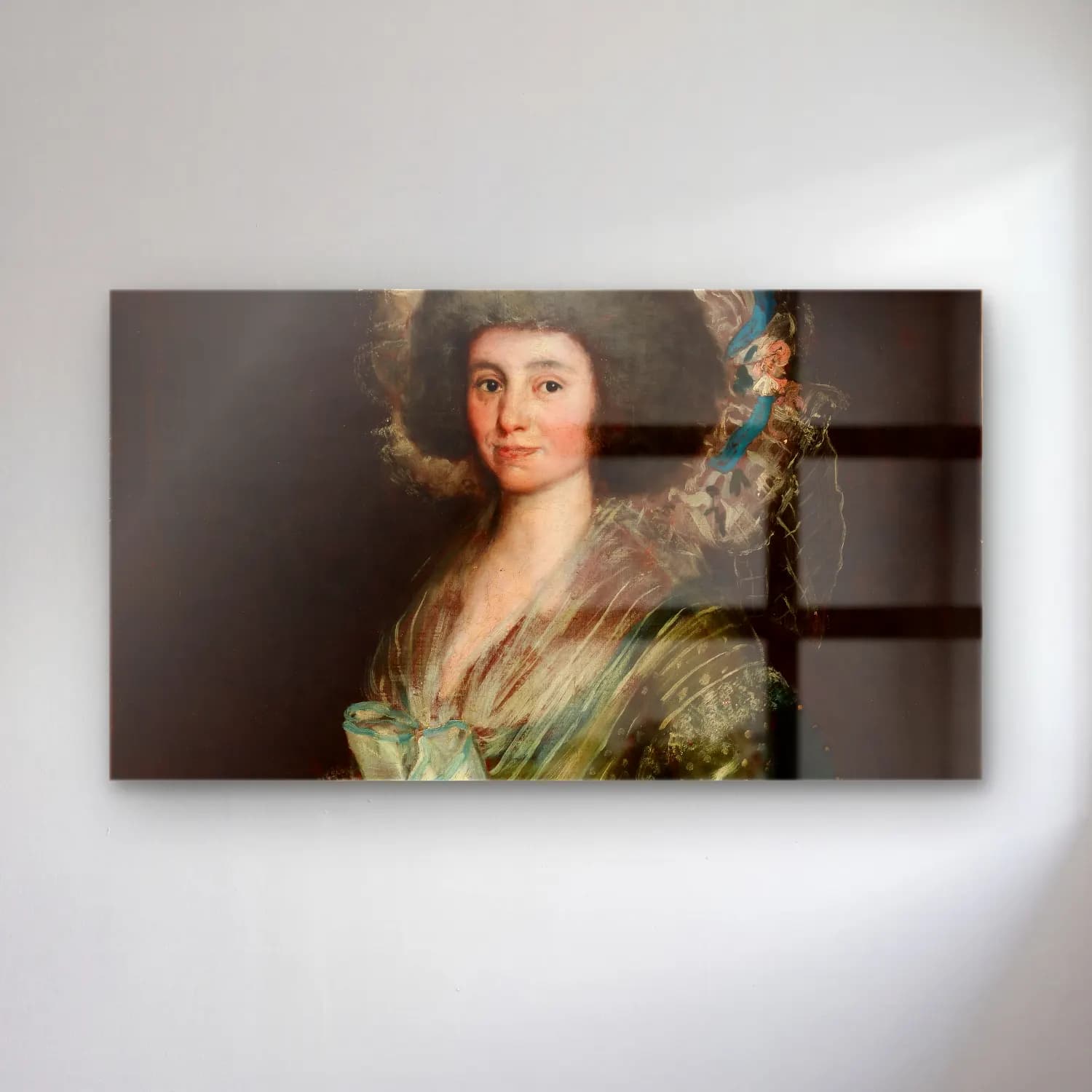 Francisco de Goya – Portrait of Senora Ceán Bermudez cam tablo — Francisco de Goya – Portrait of Senora Ceán Bermudez — yağlı boya kadın portresi