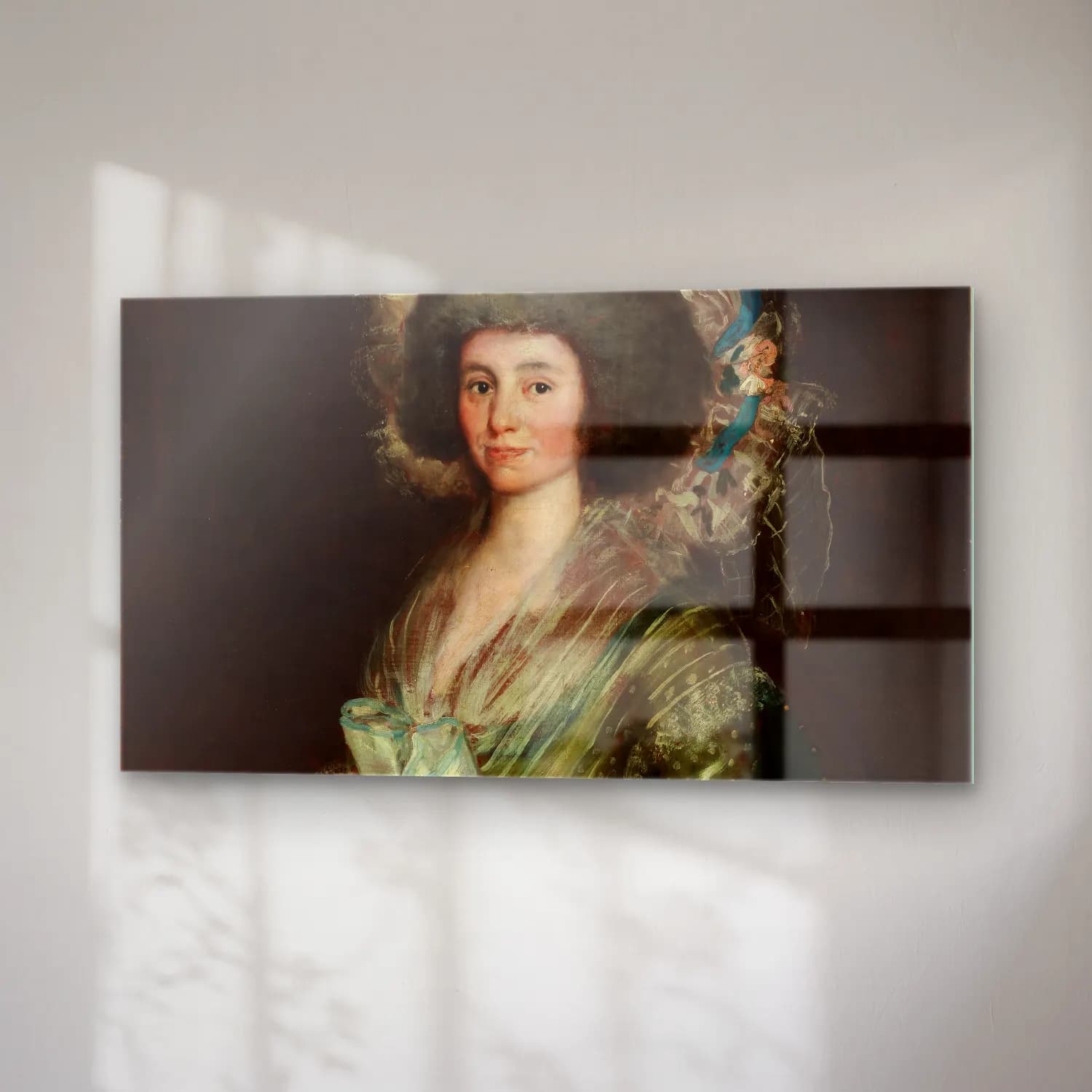 Francisco de Goya – Portrait of Senora Ceán Bermudez cam tablo — sağ açıdan görünüm
