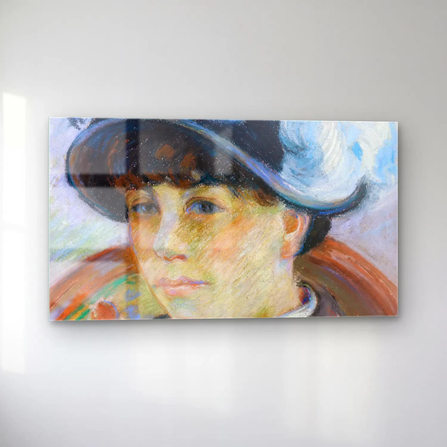 Armand Guillaumin – Portrait De Jeune Femme cam tablo — sol açıdan görünüm