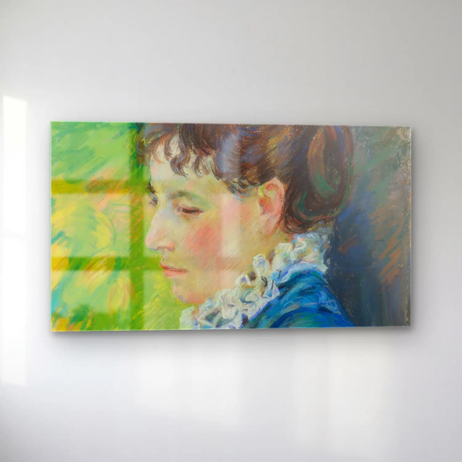 Armand Guillaumin – Portrait De La Femme De L’artiste (circa 1888) cam tablo — sol açıdan görünüm
