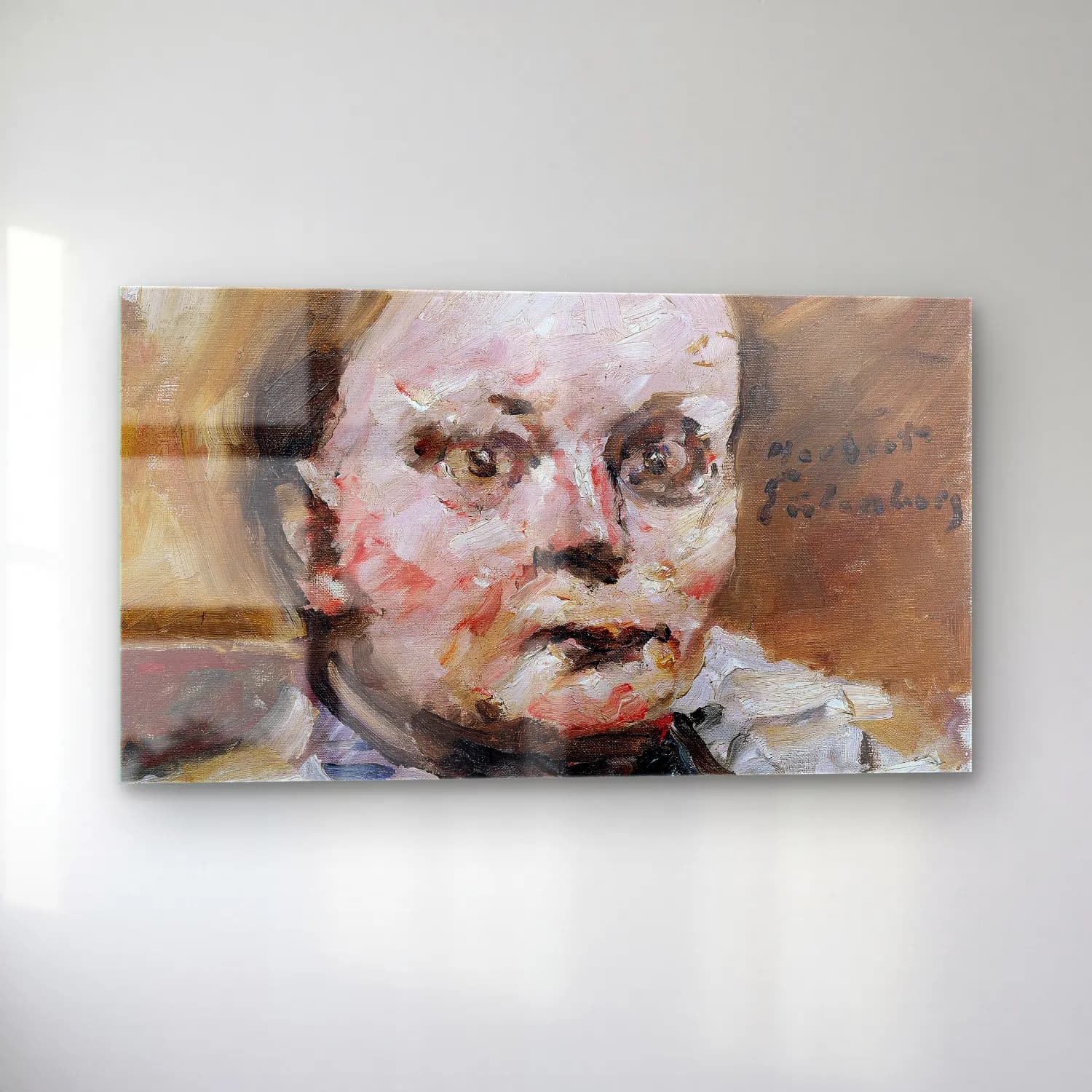 Lovis Corinth – Herbert Eulenberg cam tablo — sol açıdan görünüm