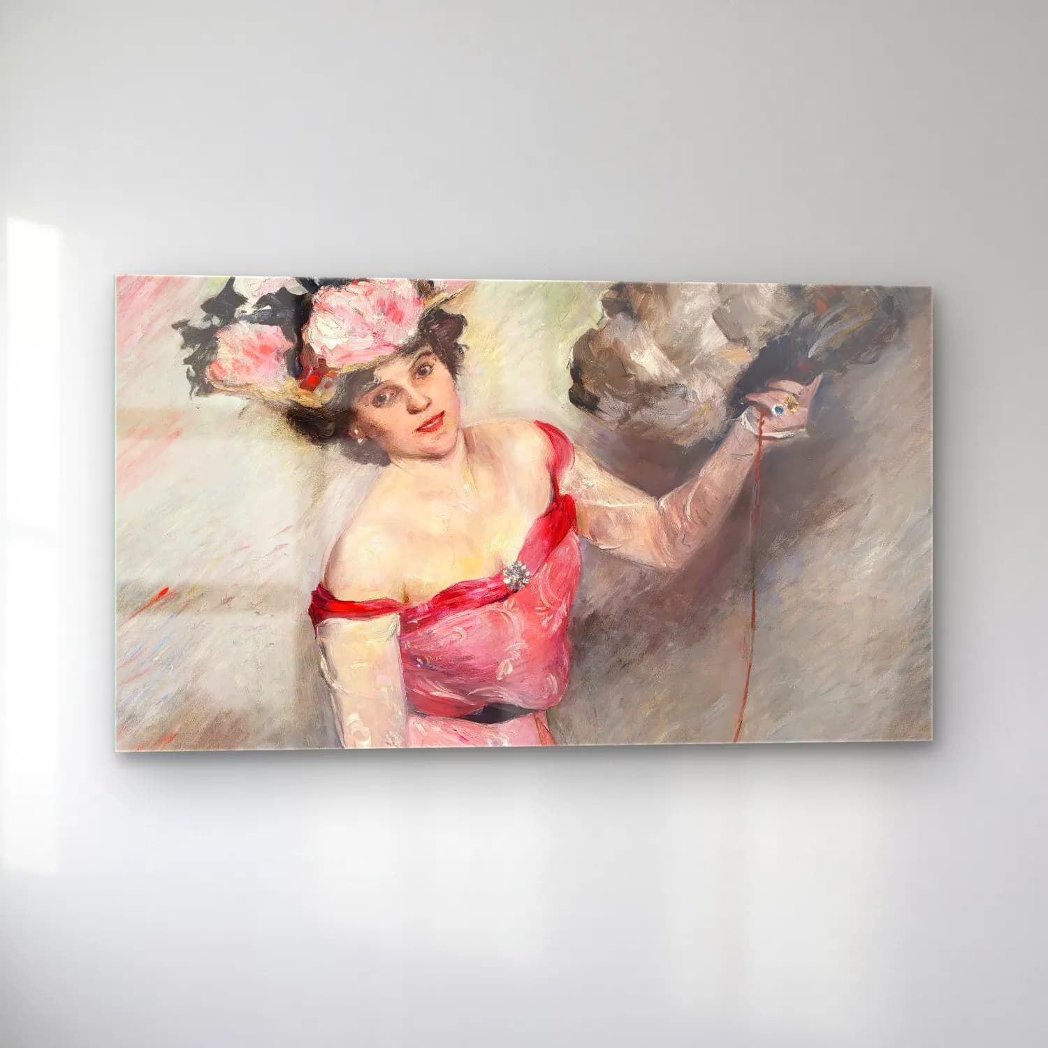 Lovis Corinth – Portrait Of Ellÿ cam tablo — sol açıdan görünüm