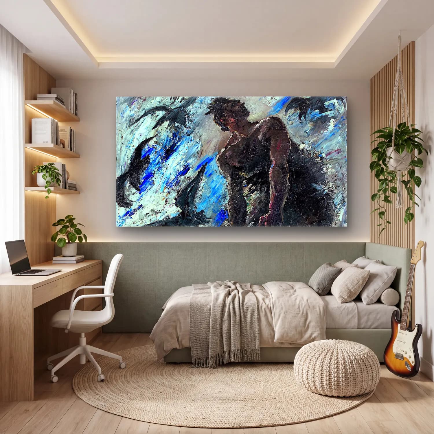 Lovis Corinth – The Blinded Samson cam tablo — genç odasında