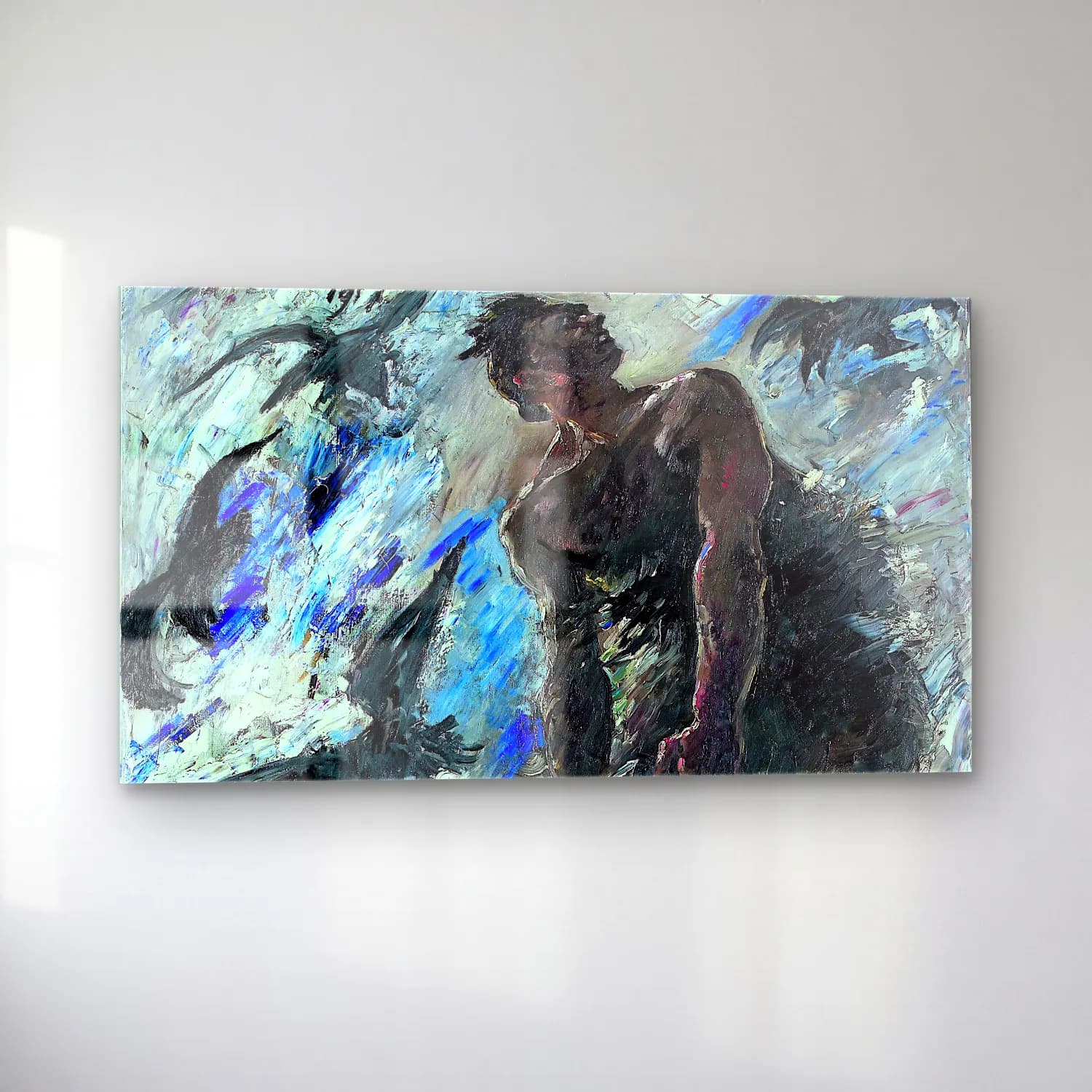 Lovis Corinth – The Blinded Samson cam tablo — sol açıdan görünüm