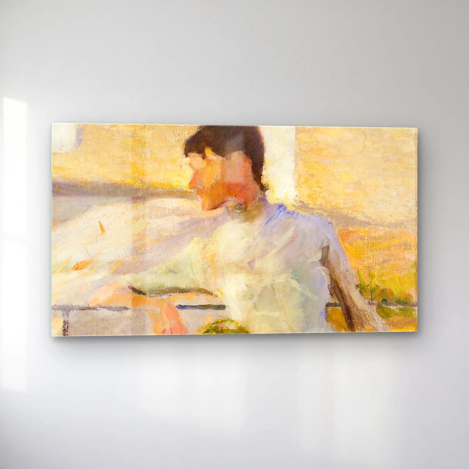 Richard Bergh – Portrait of Julia Beck cam tablo — sol açıdan görünüm