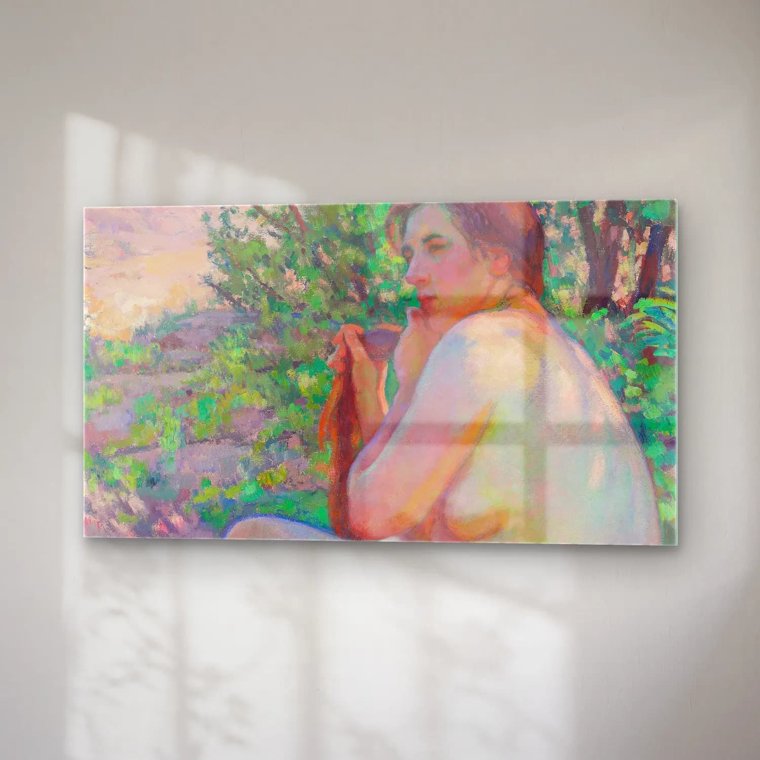 Theo van Rysselberghe – Theo van Rysselberghe - A l’ombre du buisson cam tablo — sağ açıdan görünüm