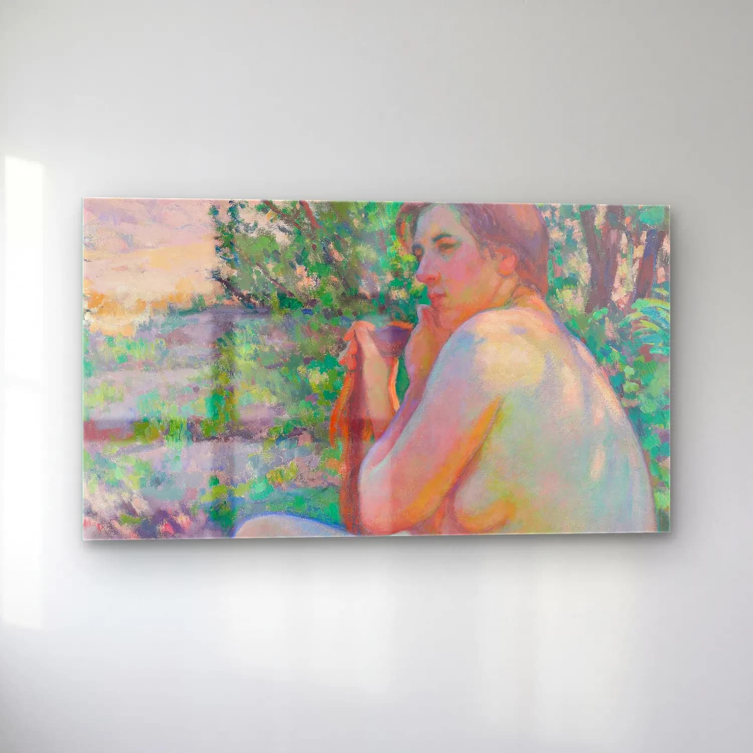 Theo van Rysselberghe – Theo van Rysselberghe - A l’ombre du buisson cam tablo — sol açıdan görünüm