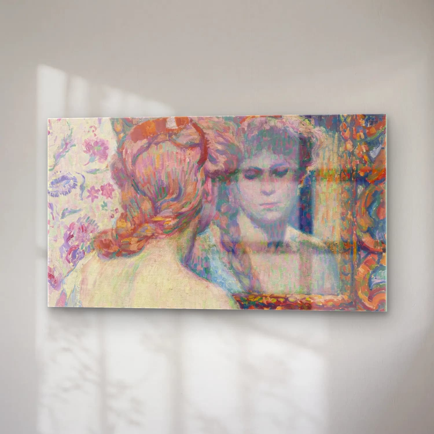 Theo van Rysselberghe – Theo van Rysselberghe - Femme au miroir cam tablo — sağ açıdan görünüm