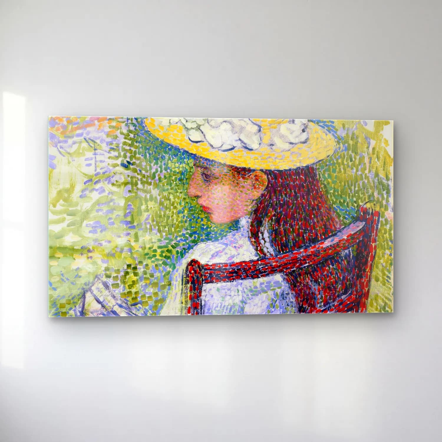 Theo van Rysselberghe – Theo van Rysselberghe - Jeanne Pissarro cam tablo — sol açıdan görünüm