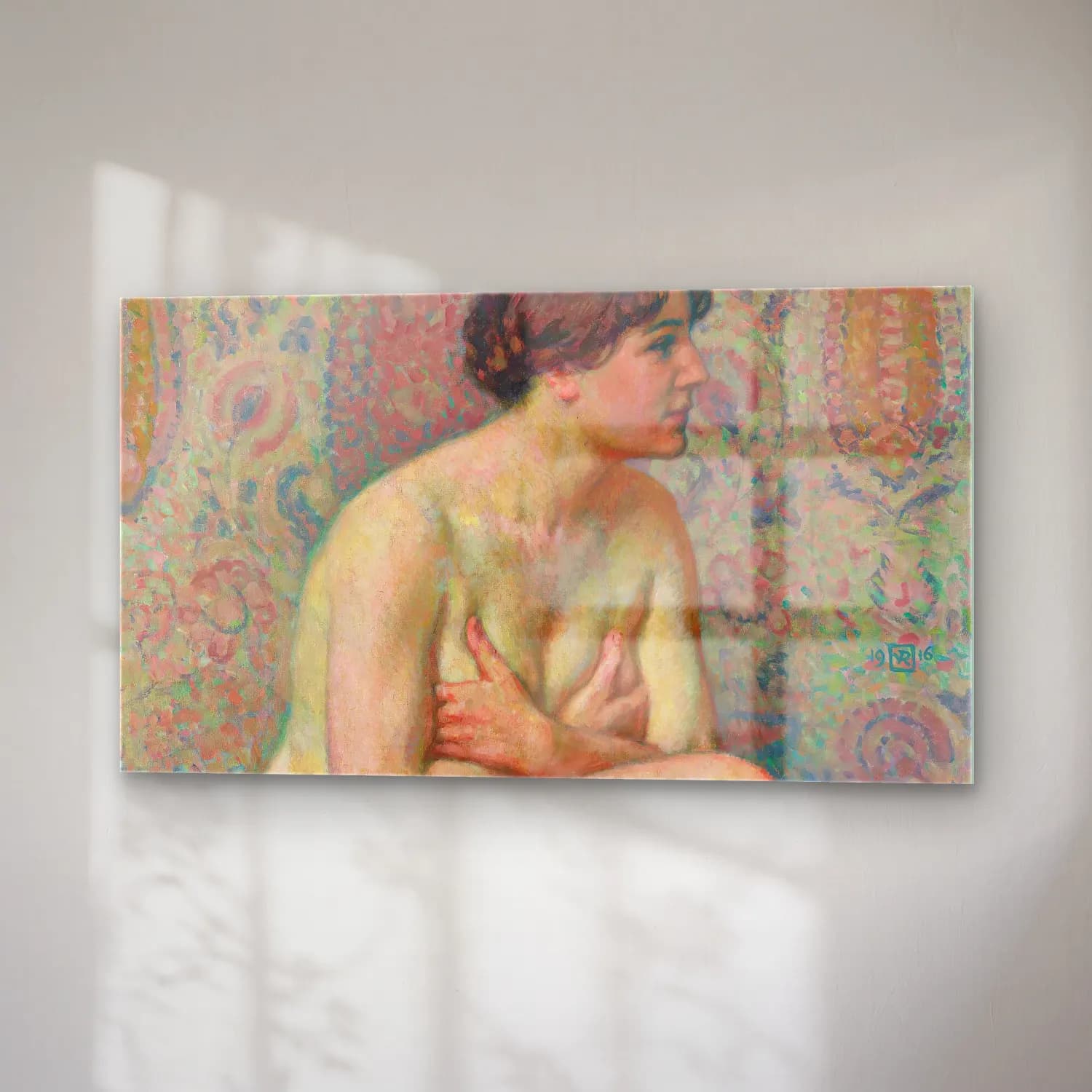 Theo van Rysselberghe – Theo van Rysselberghe - Nu Assis (Maude) cam tablo — sağ açıdan görünüm