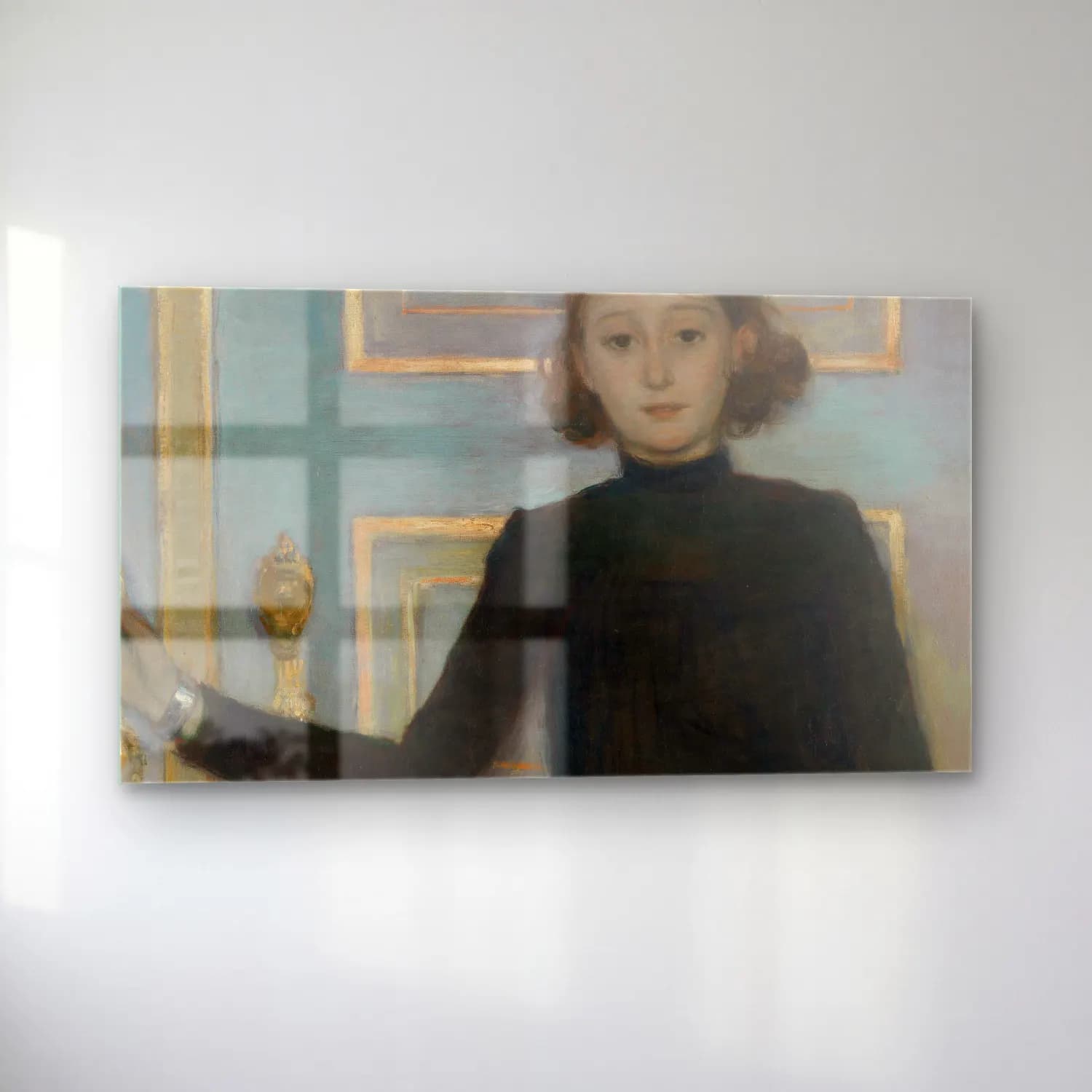 Theo van Rysselberghe – Theo van Rysselberghe - Portrait of Marguerite van Mons cam tablo — sol açıdan görünüm