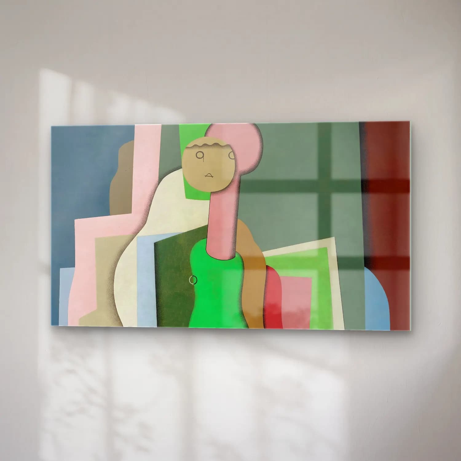 Georges Valmier – Jeune fille assise (Portrait de la fille de l’artiste) cam tablo — sağ açıdan görünüm