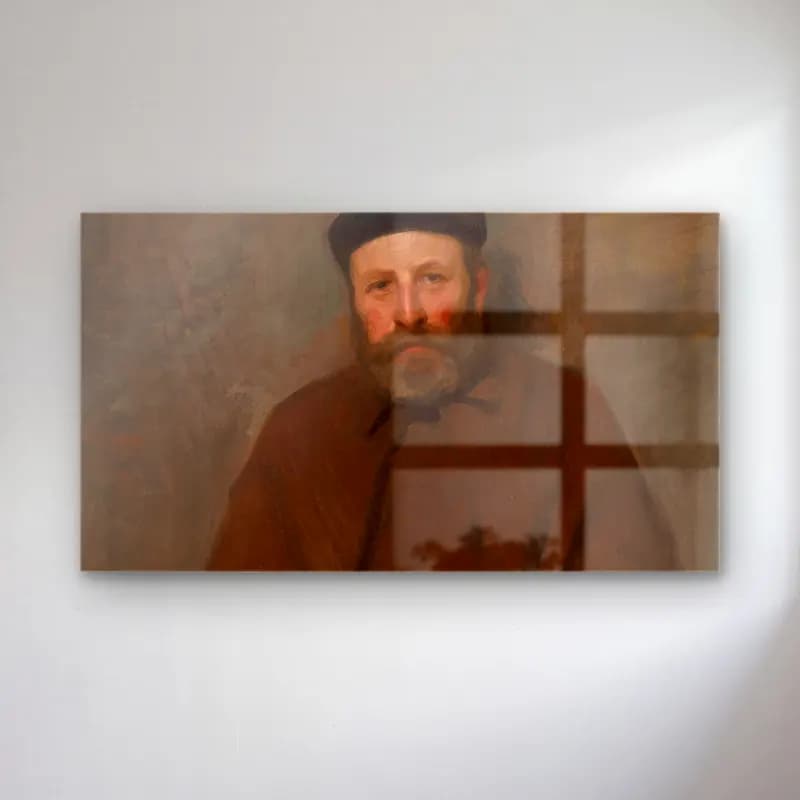 Robert William Vonnoh – Portrait of Arthur Joseph Heseltine cam tablo — Robert William Vonnoh – Portrait of Arthur Joseph Heseltine — yağlı boya erkek portresi