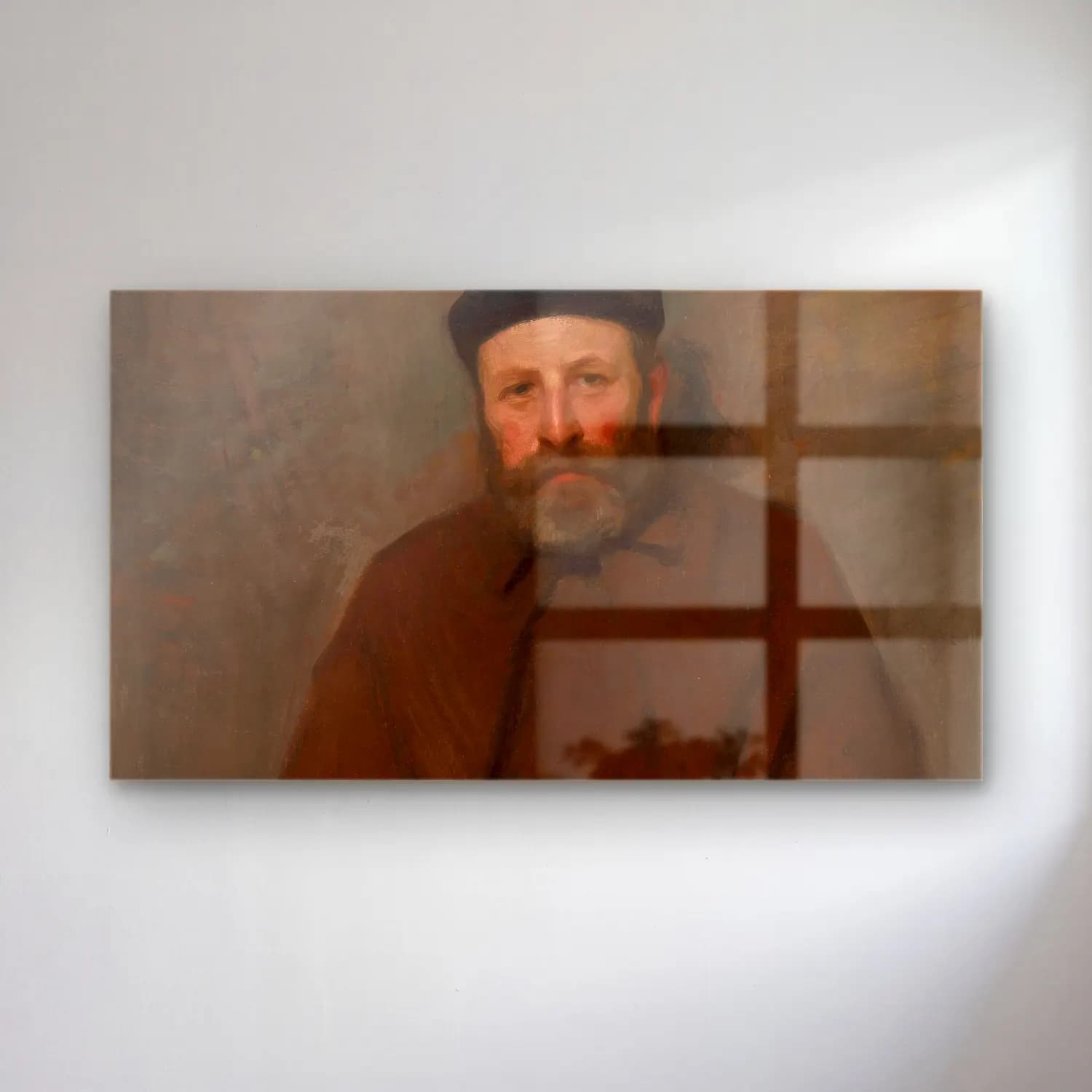 Robert William Vonnoh – Portrait of Arthur Joseph Heseltine cam tablo — Robert William Vonnoh – Portrait of Arthur Joseph Heseltine — yağlı boya erkek portresi