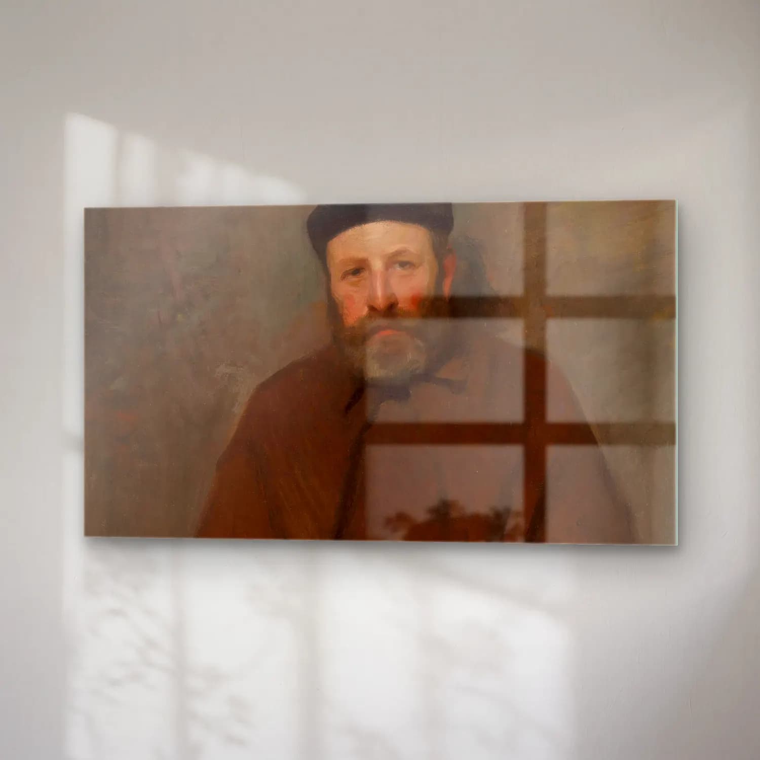 Robert William Vonnoh – Portrait of Arthur Joseph Heseltine cam tablo — sağ açıdan görünüm