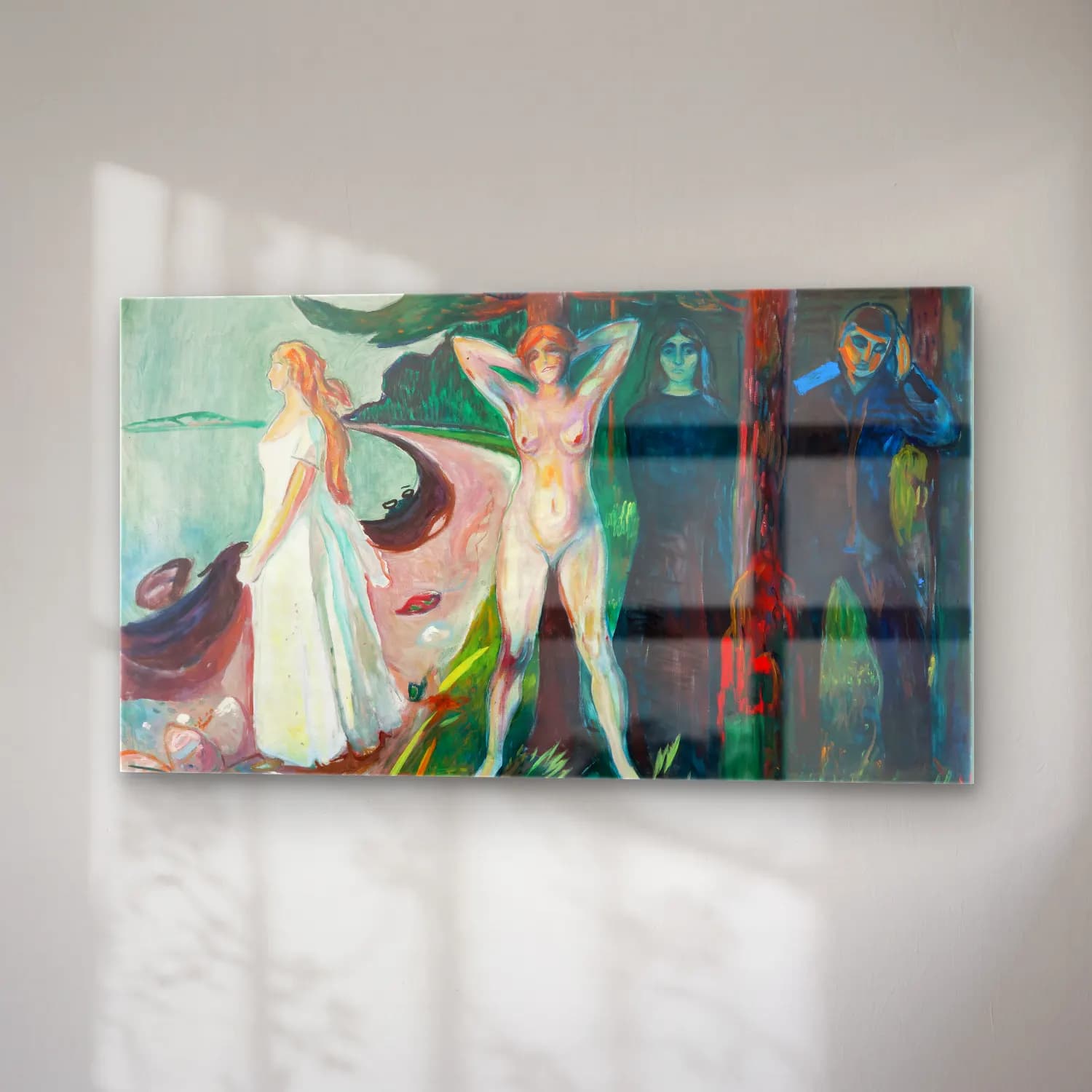 Edvard Munch – Woman cam tablo — sağ açıdan görünüm