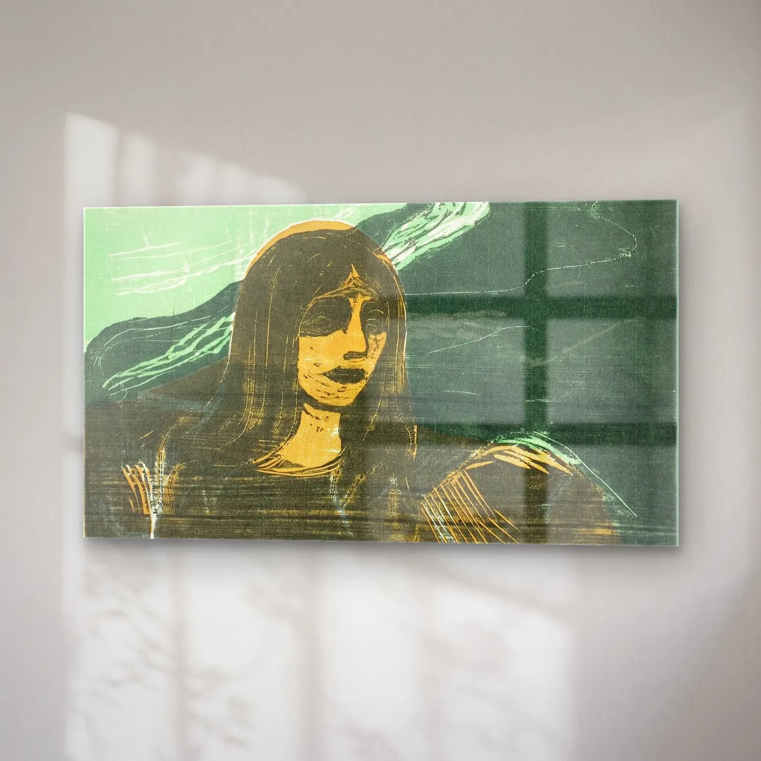 Edvard Munch – Woman’s Head against the Shore cam tablo — sağ açıdan görünüm