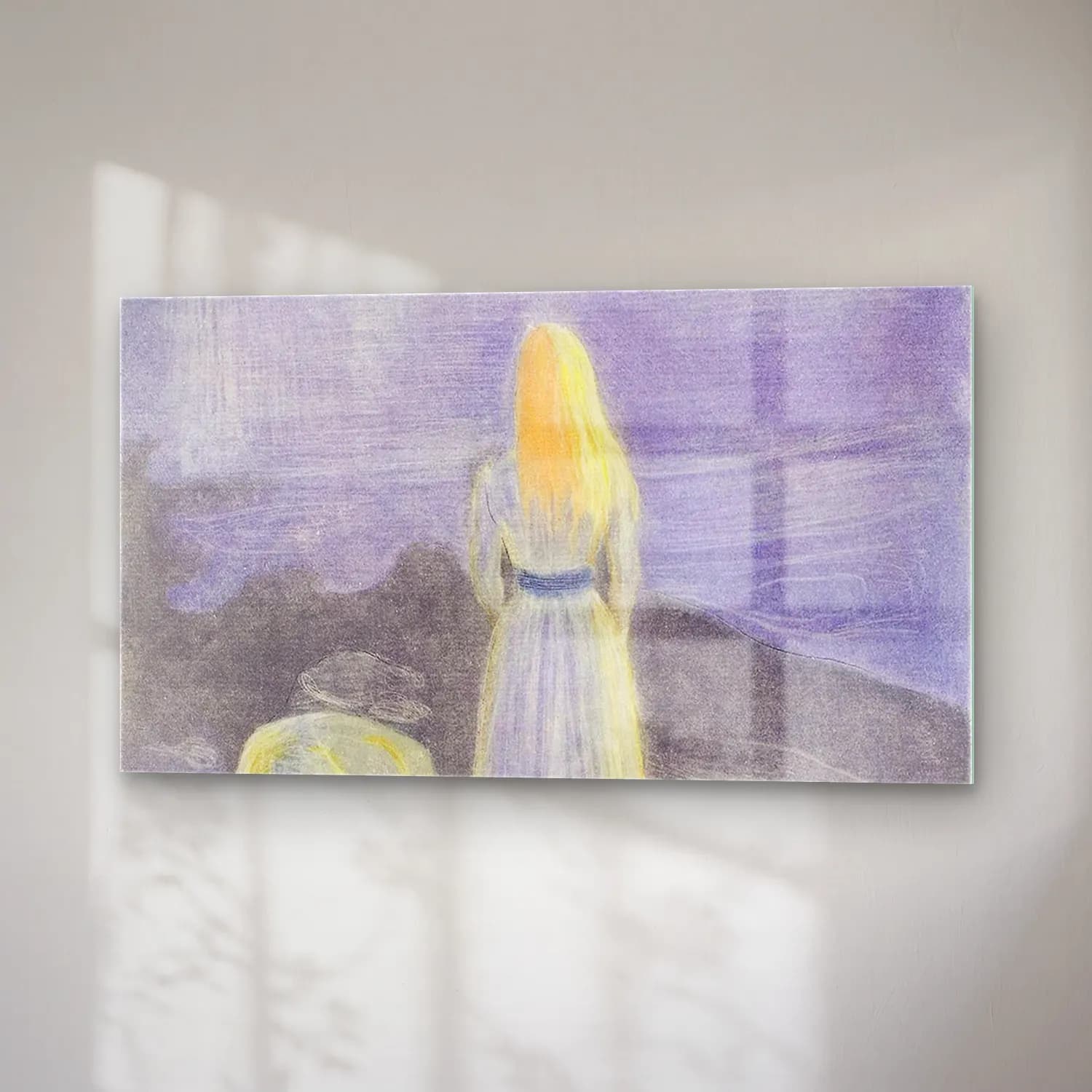 Edvard Munch – Young Woman on the Beach cam tablo — sağ açıdan görünüm