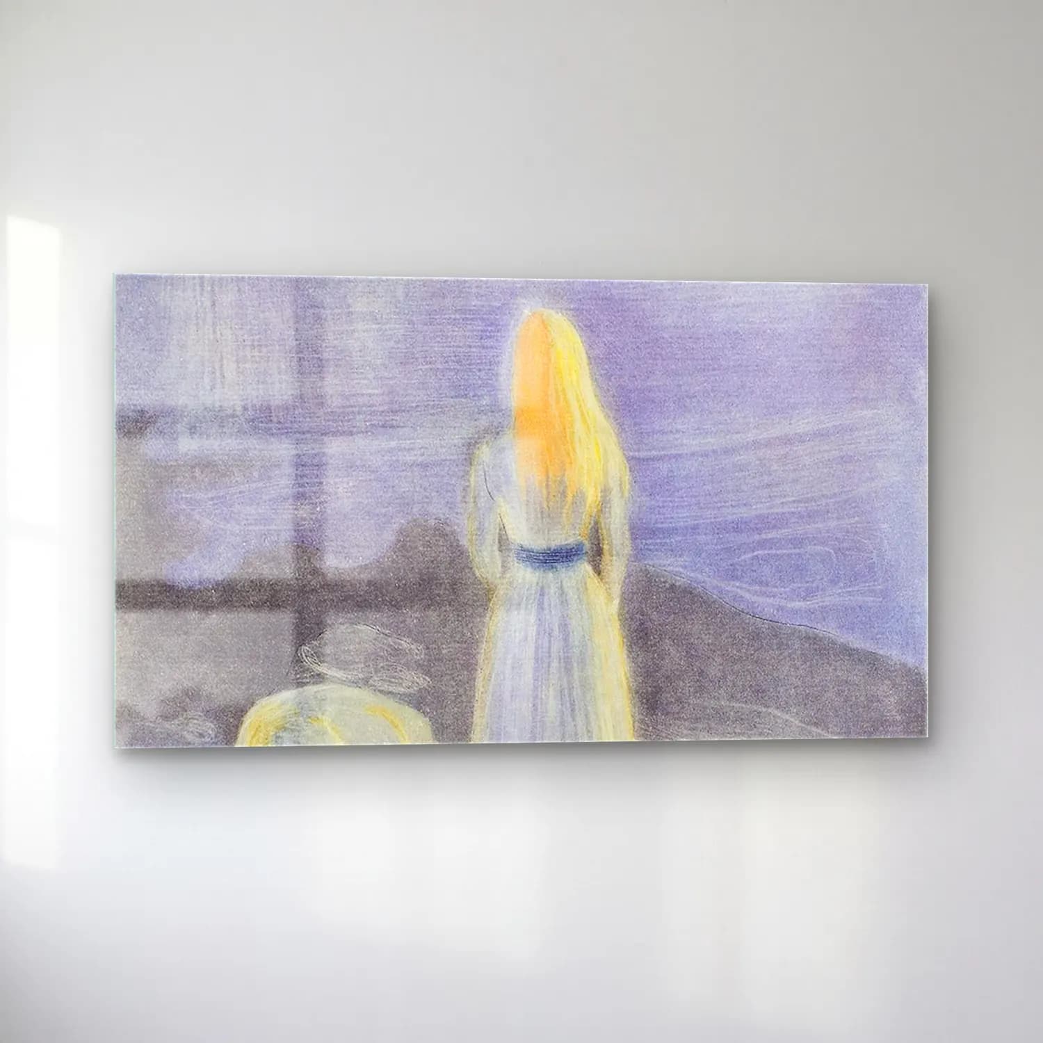 Edvard Munch – Young Woman on the Beach cam tablo — sol açıdan görünüm
