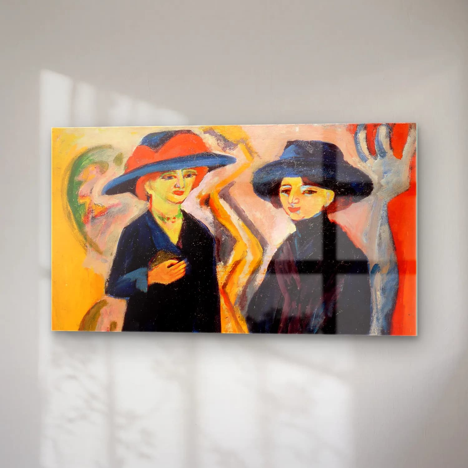 Ernst Ludwig Kirchner – Two Women cam tablo — sağ açıdan görünüm
