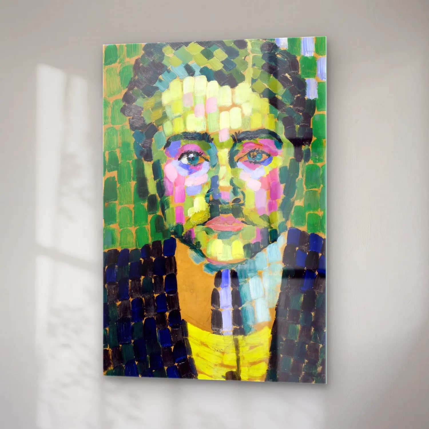 Robert Delaunay – Jean Metzinger cam tablo — sağ açıdan görünüm