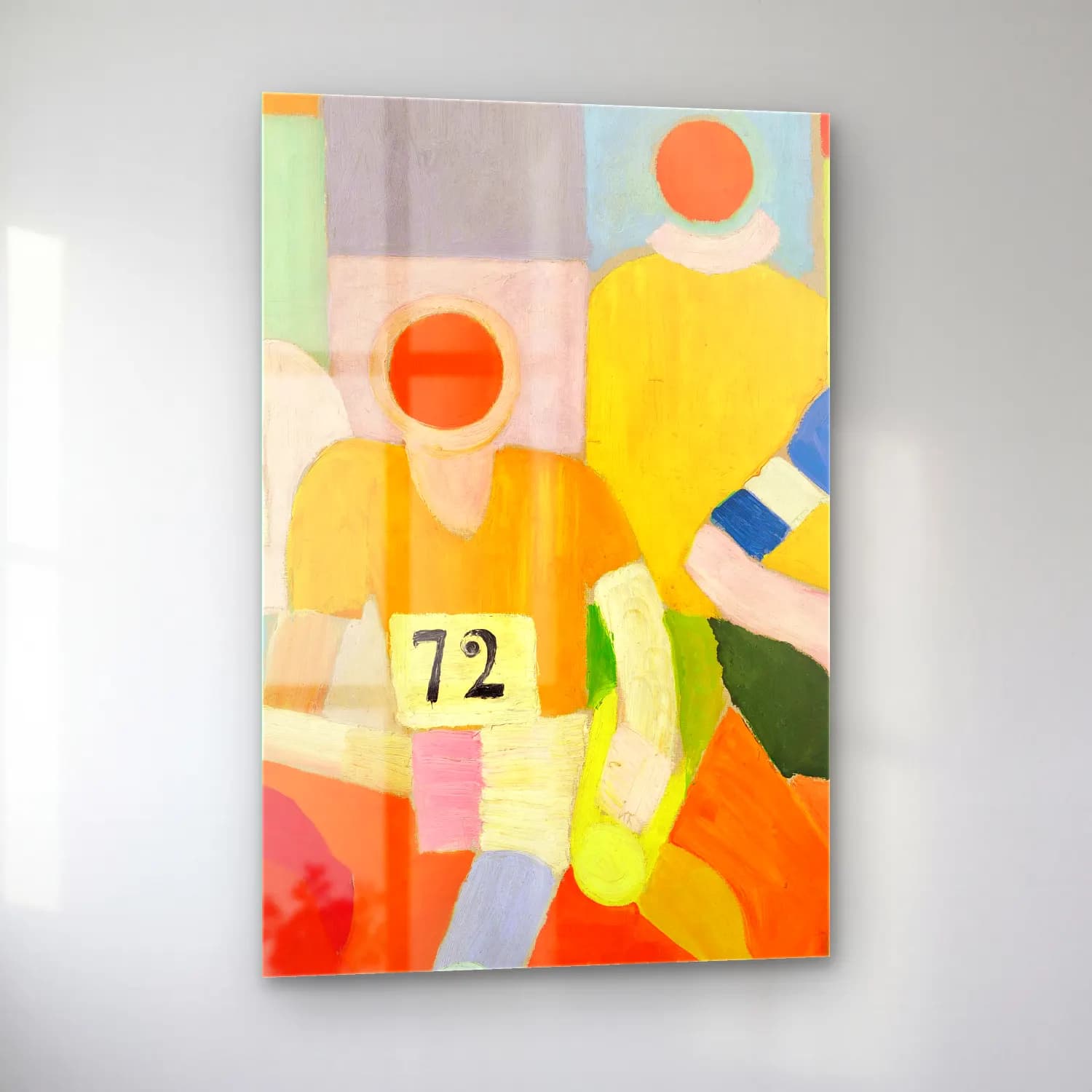 Robert Delaunay – Les Coureurs cam tablo — sol açıdan görünüm