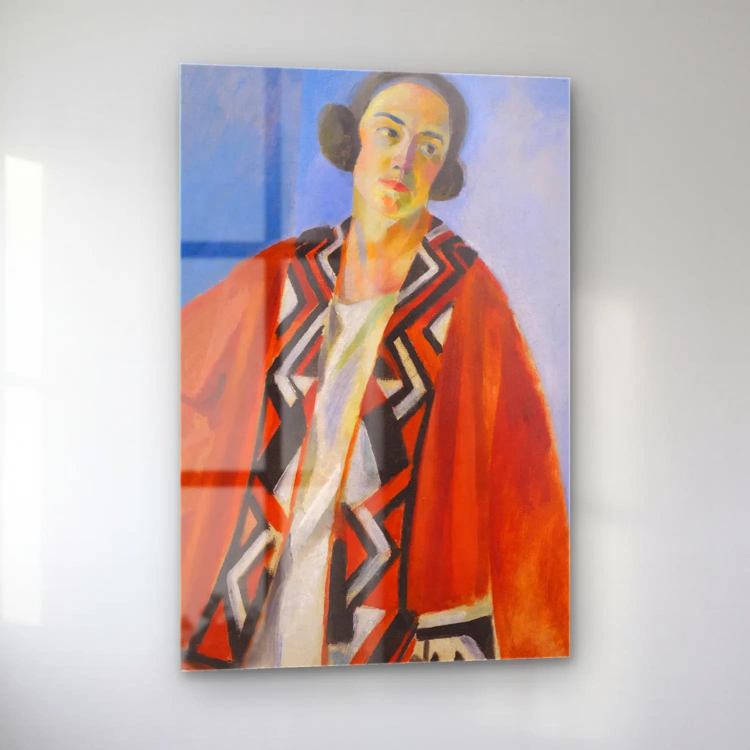 Robert Delaunay – Portrait De Hélène Marre cam tablo — sol açıdan görünüm