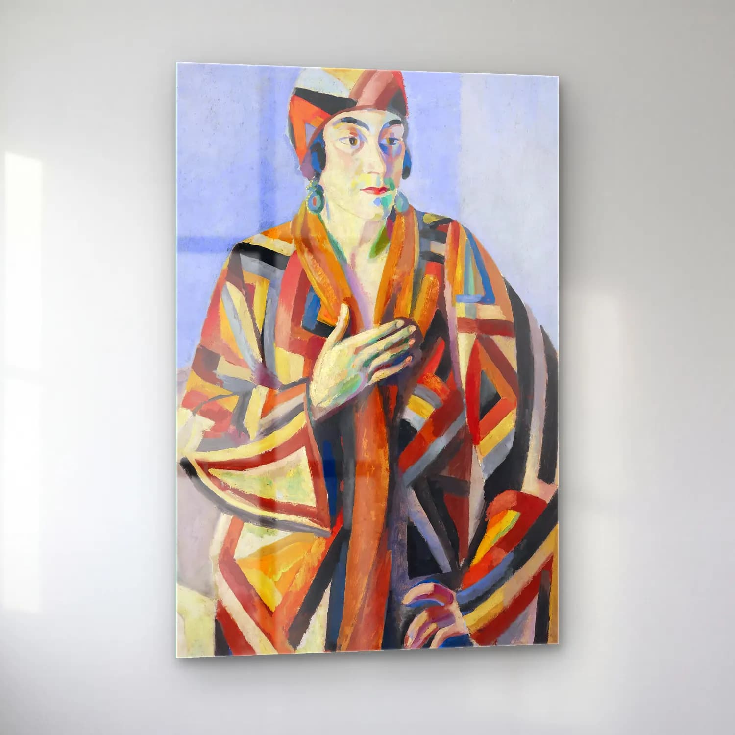 Robert Delaunay – Portrait De Madame Mandel cam tablo — sol açıdan görünüm