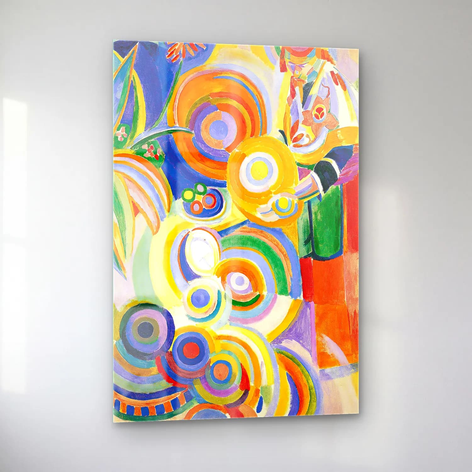Robert Delaunay – Portuguese Woman cam tablo — sol açıdan görünüm
