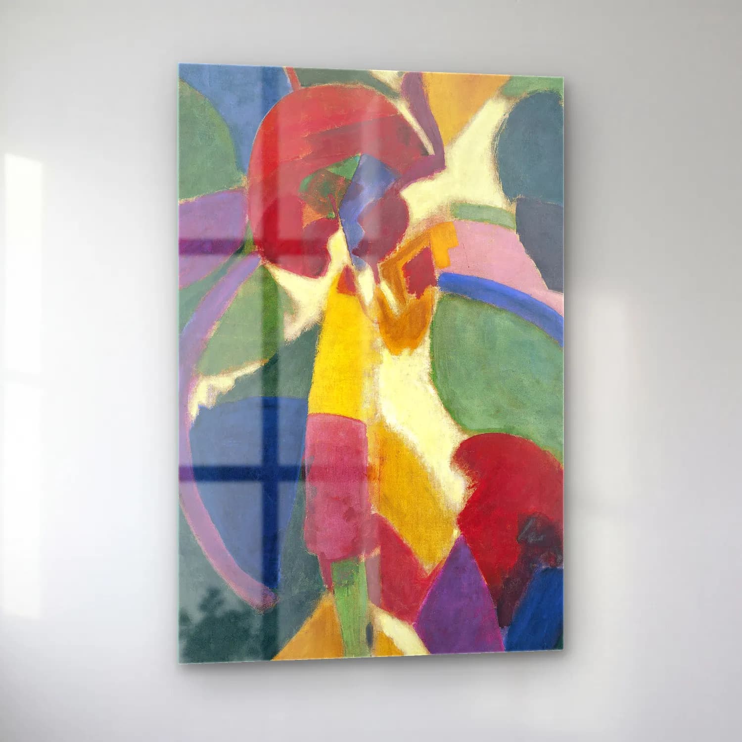 Robert Delaunay – Woman with a Parasol cam tablo — sol açıdan görünüm