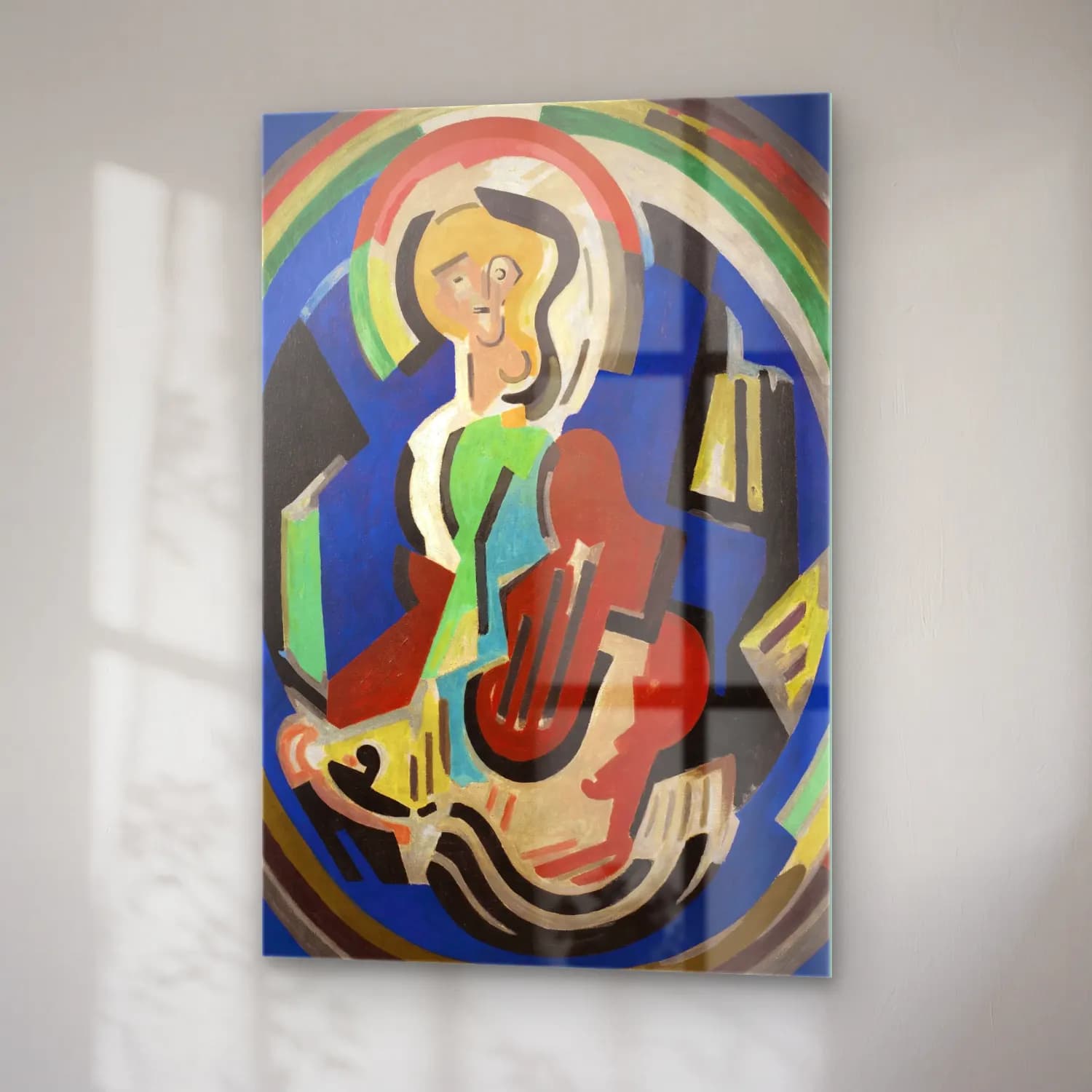 Albert Gleizes – Figure en gloire cam tablo — sağ açıdan görünüm